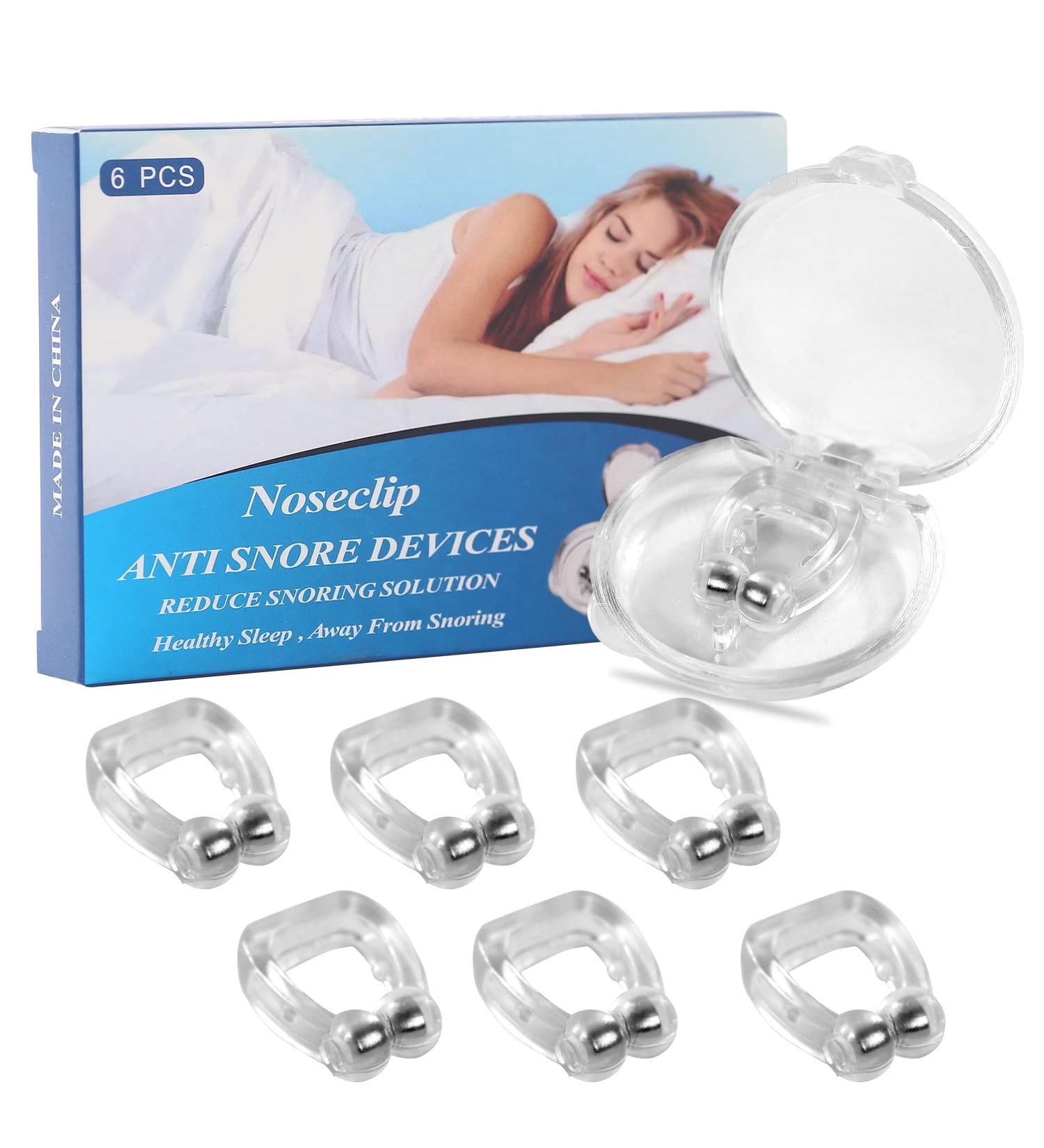 Silicone Magnetic Snore Stopper - Effective Anti-Snoring Solution (6 PCS) - Buy Online on GoSupps.com