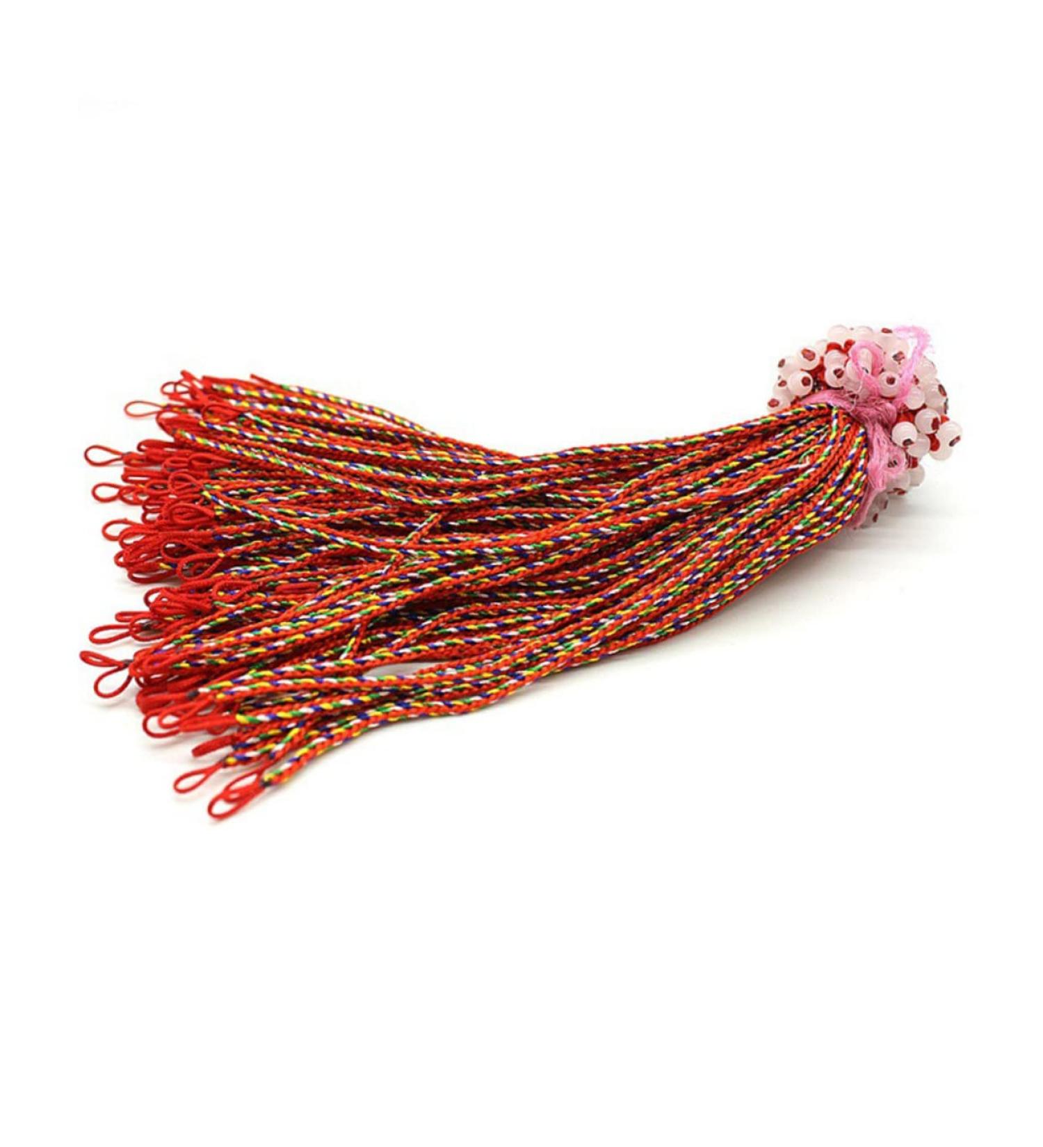 EXCEART 100pcs Rastafari Braided Bracelet Ethnic Bracelets Simple Bracelet Womens Bangle Bracelets Ladies Bracelet Jewelry Bracelets Girls Gift Handcraft Bracelet Accessories To Weave Miss - Buy Online on GoSupps.com