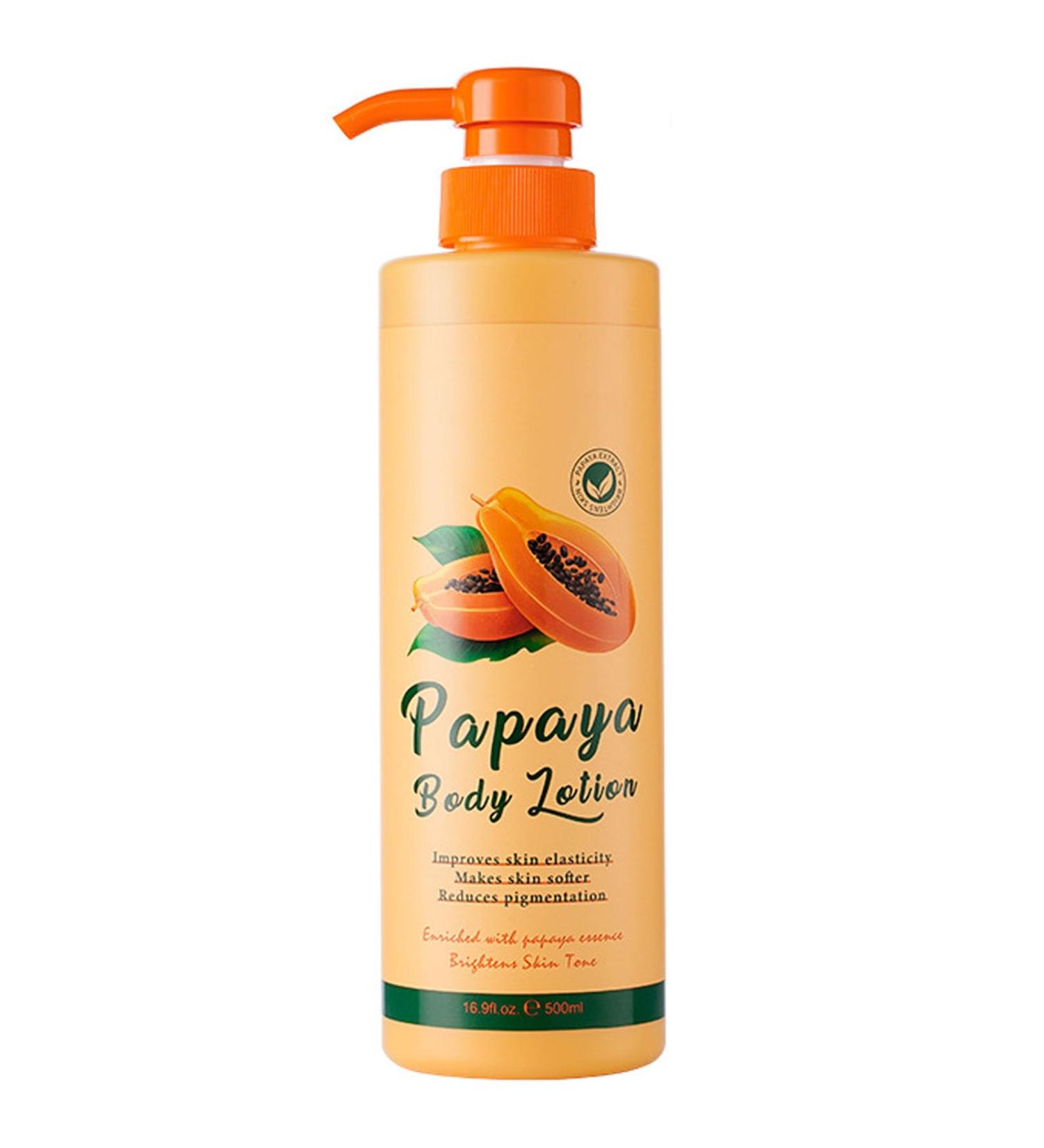 Yniquet Papaya Body Butter Ultra Hydrating Body Lotion with Natural Papaya Extract Gentle Body Moisturizer for Daily Use Nourishing & Non-Greasy For All Skin Types 300ml - Buy Online on GoSupps.com
