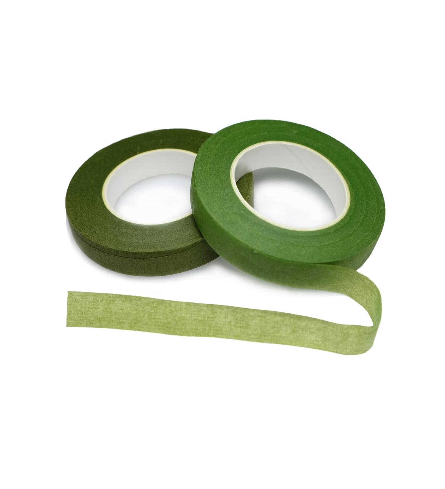 BEADNOVA Floral Tape 1/2in Stem Wrap Craft - Light & Olive Green Mix (60yards) for Bouquets & Arrangements - Buy Online on GoSupps.com