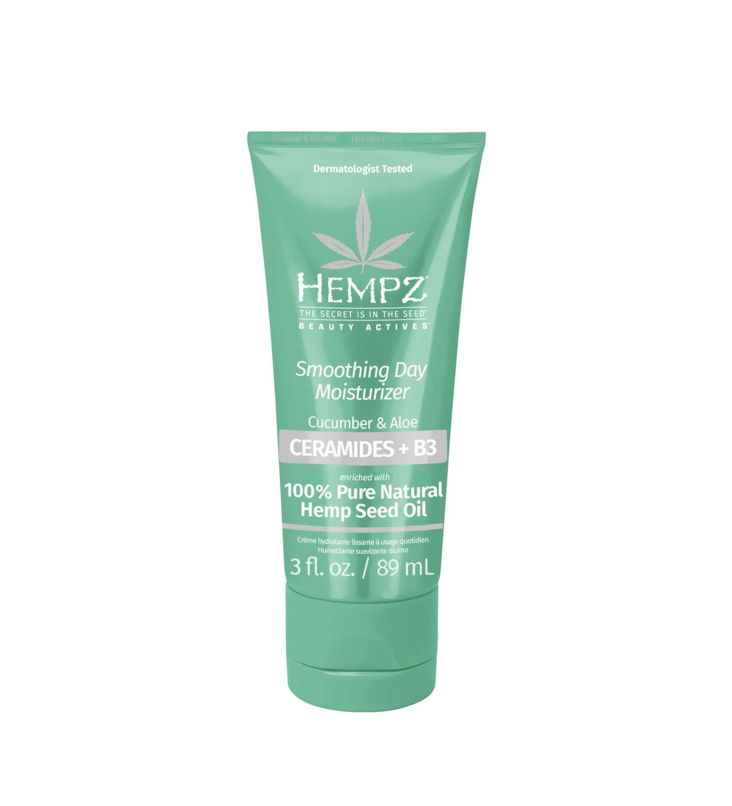 Hempz Cucumber & Aloe Moisturizer | Hydrating Cream for Face & Body - Rich in Minerals & Vitamin C 3 Oz - Buy Online on GoSupps.com