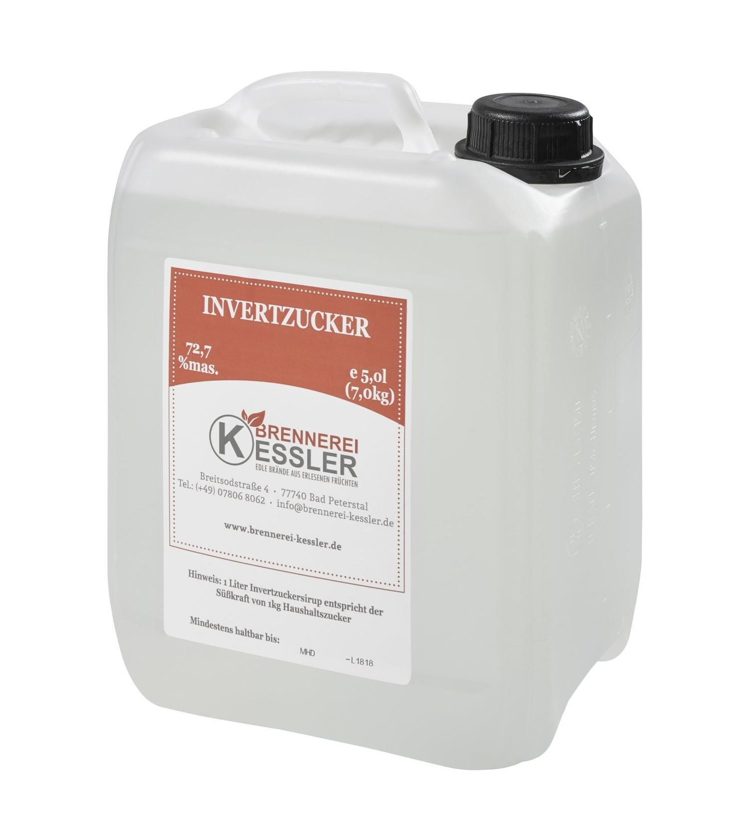 Invert sugar - liquid sugar 5 liters (7kg) 72.7% mas.