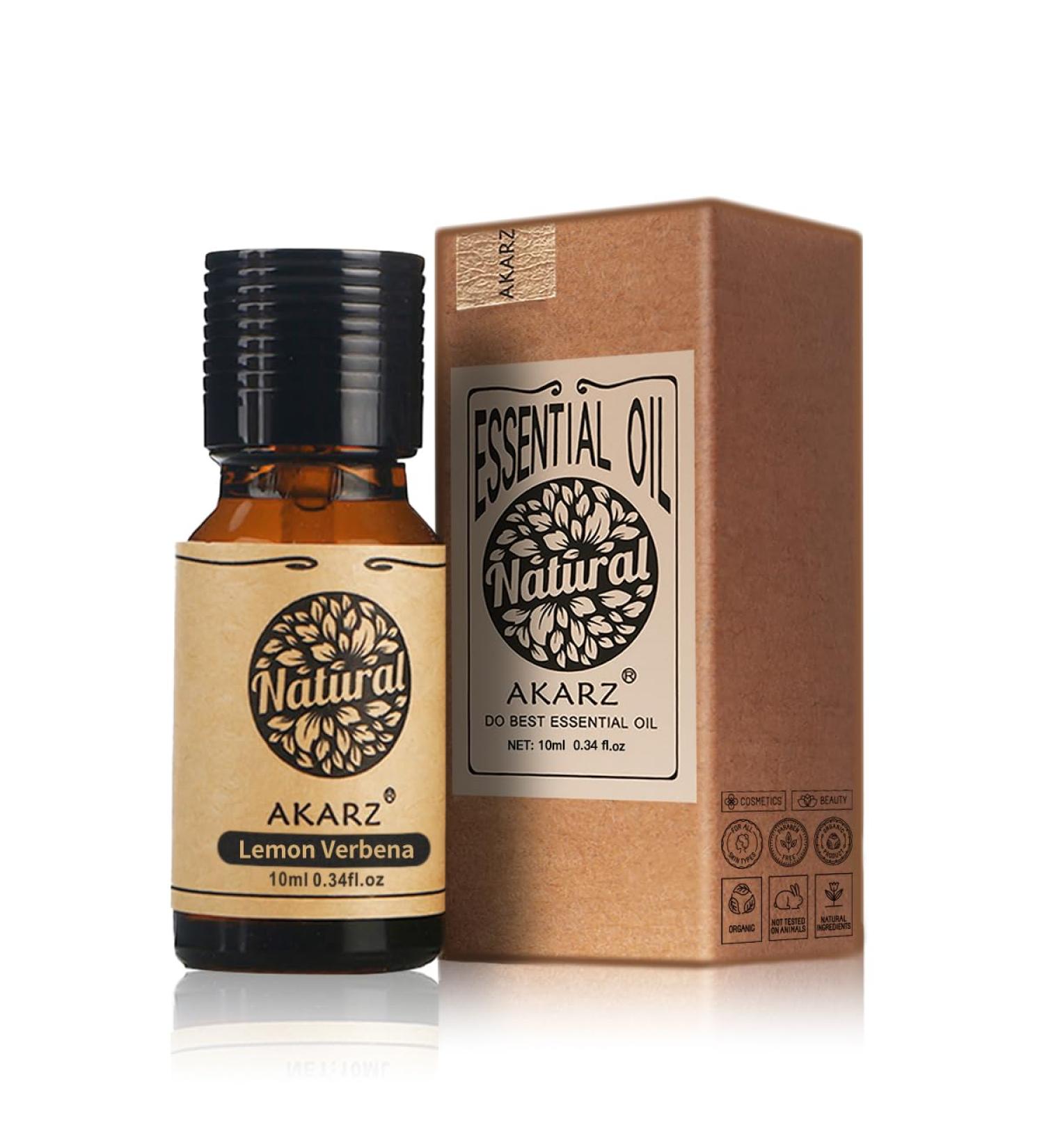 Premium Organic Lemon Verbena Oil - 10ml | Pure Natural Essential Oil for Skin Hair Body Care Diffusers DIY & Aromatherapy - Buy Online on GoSupps.com