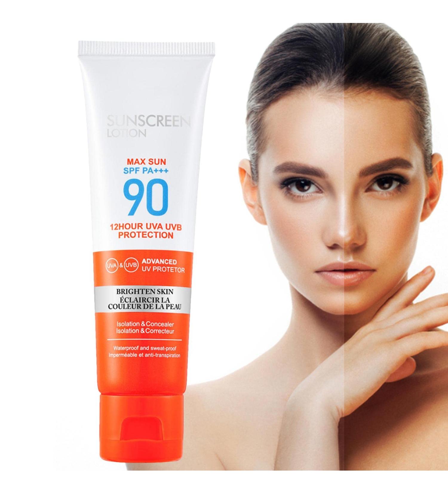 Sunscreen Cream Natural Sunscreen Oil Free Sunscreen Protector for Face and Body for Most Skin Sunscreen Cream for Sage - Buy Online on GoSupps.com