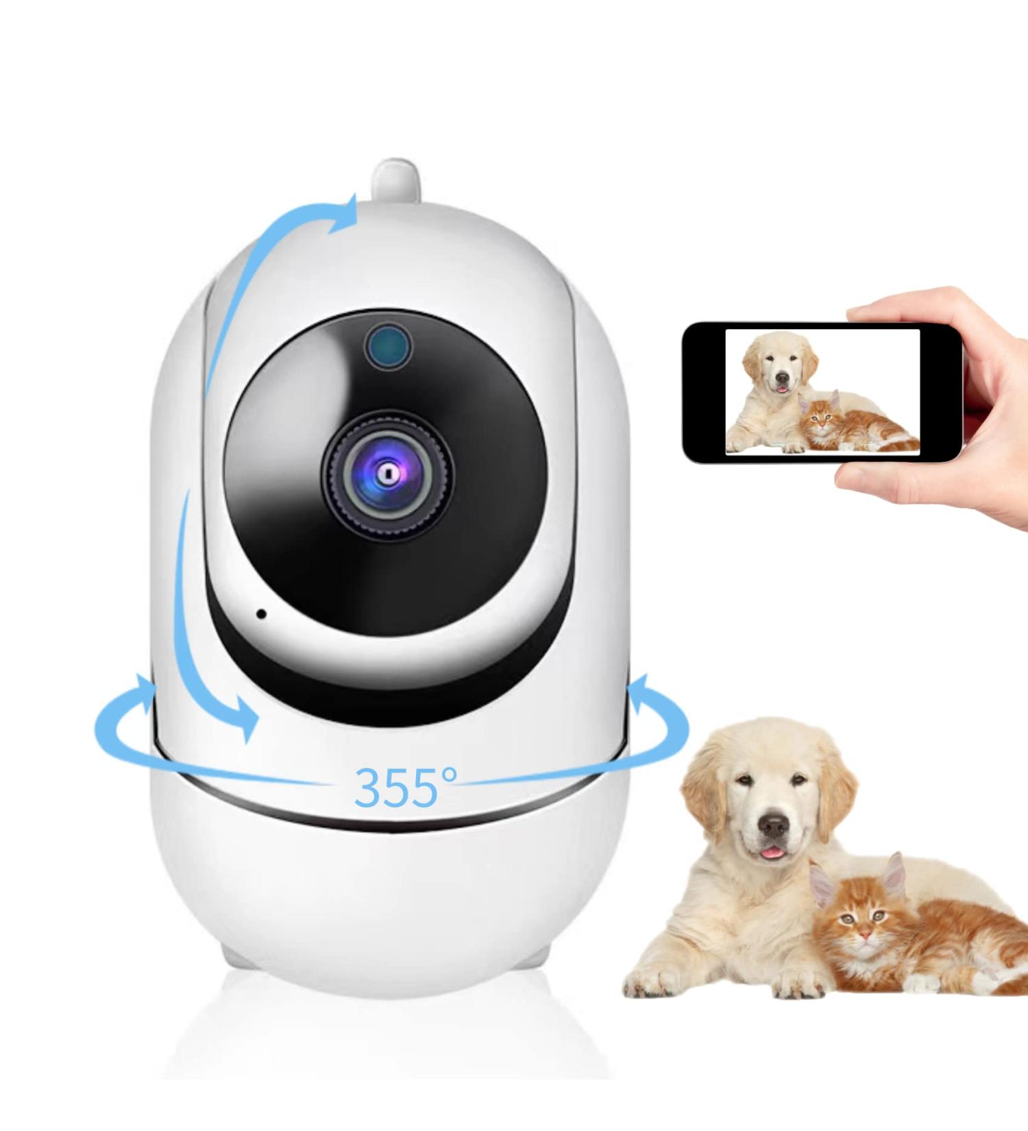 Smart WiFi Indoor Security Camera for Home Pet Dog Cat Camera  2 Way Audio Voice Interaction  Motion Detection Night Vision (YC-M1) - Buy Online on GoSupps.com