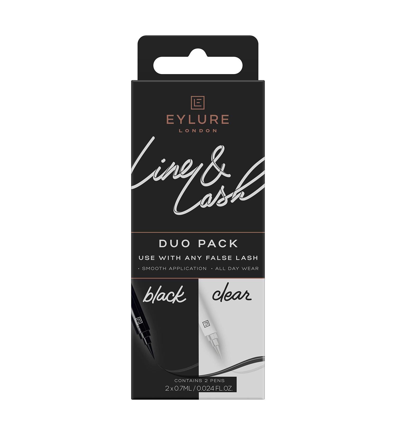 Eylure Line and Lash DUO Kit - Black and Clear Lash Glue - Buy Online on GoSupps.com