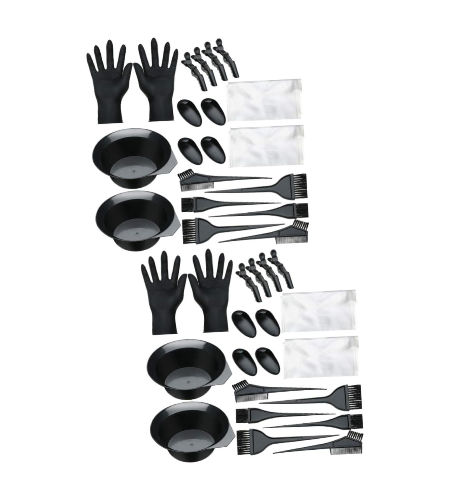 FRCOLOR 2 Sets Hair Dye Kit Hair Color Bowls Diy Salon Tool Hair Salon Tool Kit Salon Hair Coloring Supplies Hair Color Mixing Bowl Hair Dye Bowl Brush Hair Tinting Tool Shawl Disposable - Buy Online on GoSupps.com