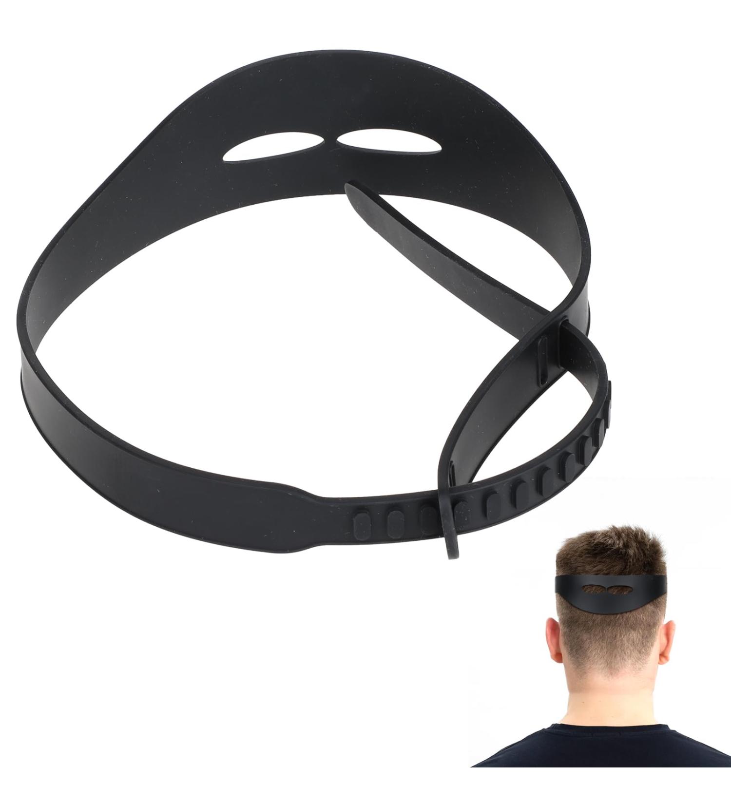 Adjustable Neckline Shaving Template - Soft Silicone Hair Cutting Guide for DIY Home Haircuts | Easy Trimming Tool for Men - Buy Online on GoSupps.com