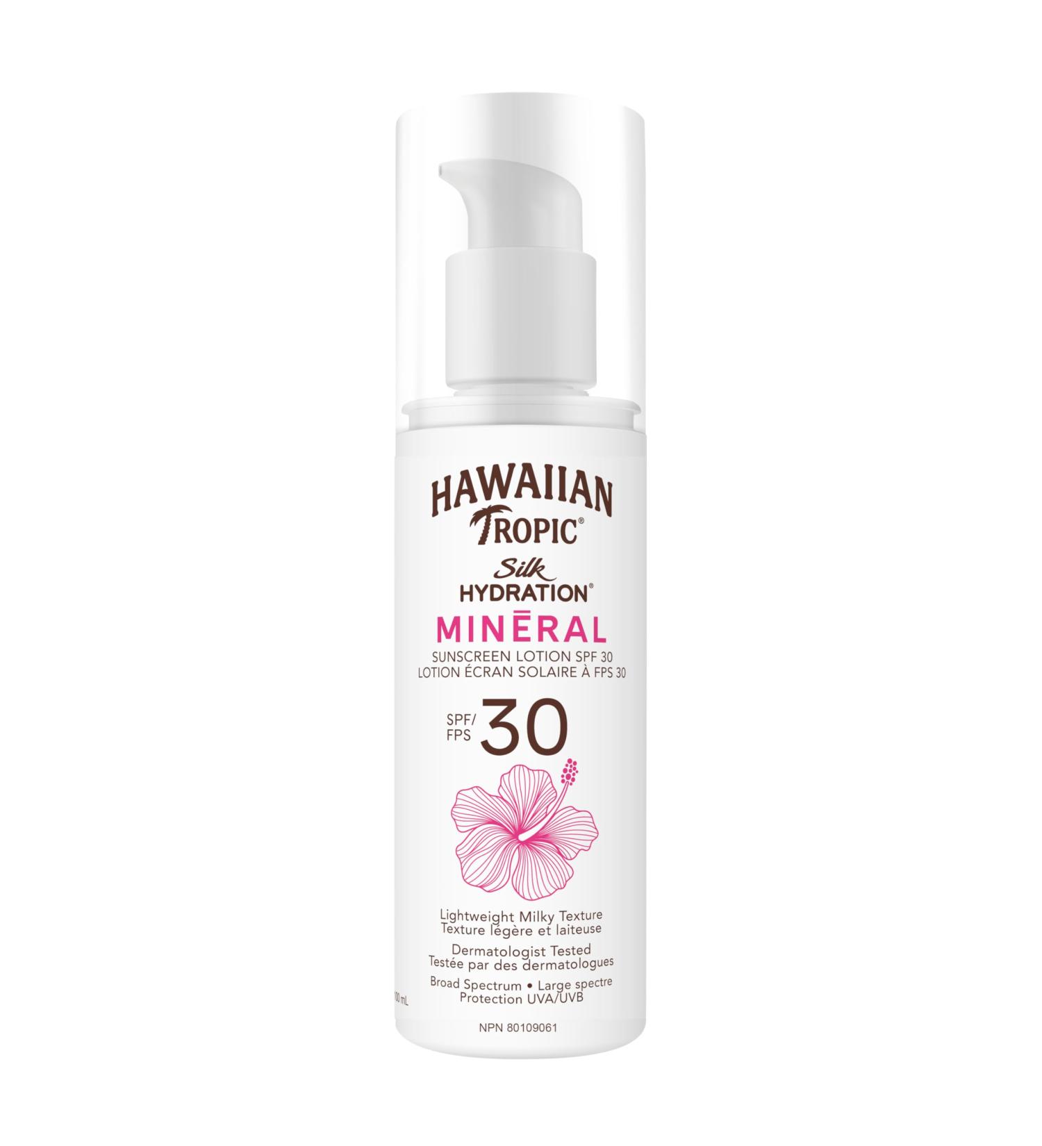 Hawaiian Tropic Weightless Mineral Sunscreen Lotion SPF 30 - Buy Online on GoSupps.com