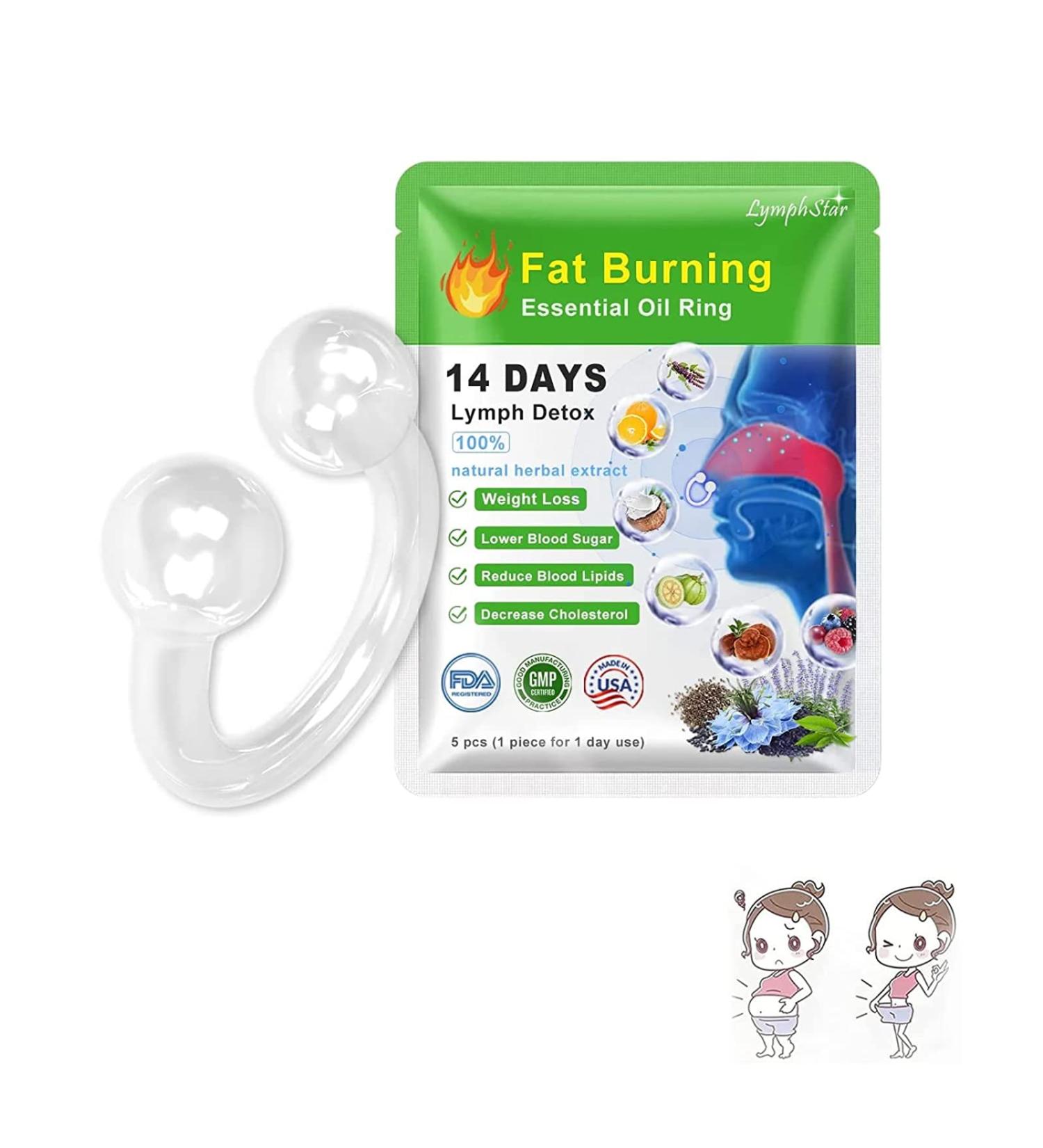 2023 Lymphstar Body Detox & Fat Burn | Essential Oil Nose Ring for Slimming & Liver Cleanse - Improve Health (1 BAG) - Buy Online on GoSupps.com
