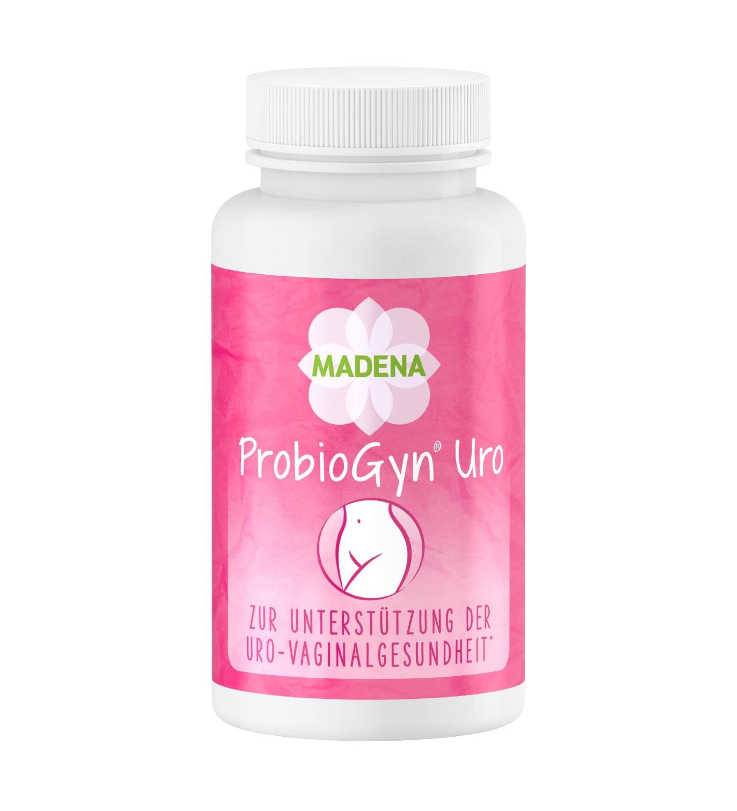 Madena Probiogyn Uro - Lactic Acid Bacteria & Bifidobacteria for Vaginal Flora with Cranberry & Biotin | International Shipping - Buy Online on GoSupps.com