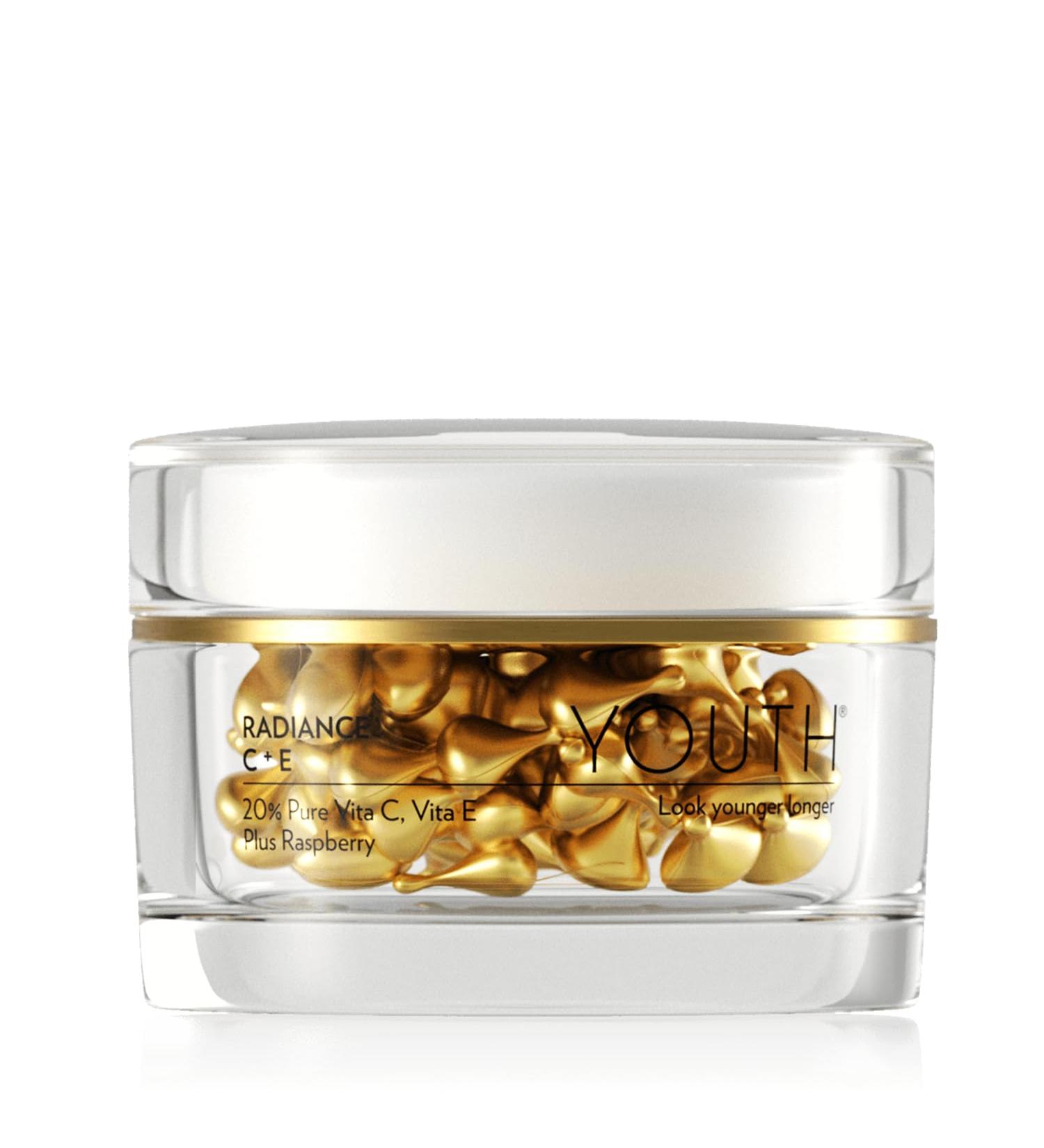 Shaklee - YOUTH - Radiance C+E Capsules - High-Potency Vitamin C + E Raspberry Extract - Enhances Glow Evens Tone Reduces Wrinkles - 60-Day Supply - Buy Online on GoSupps.com