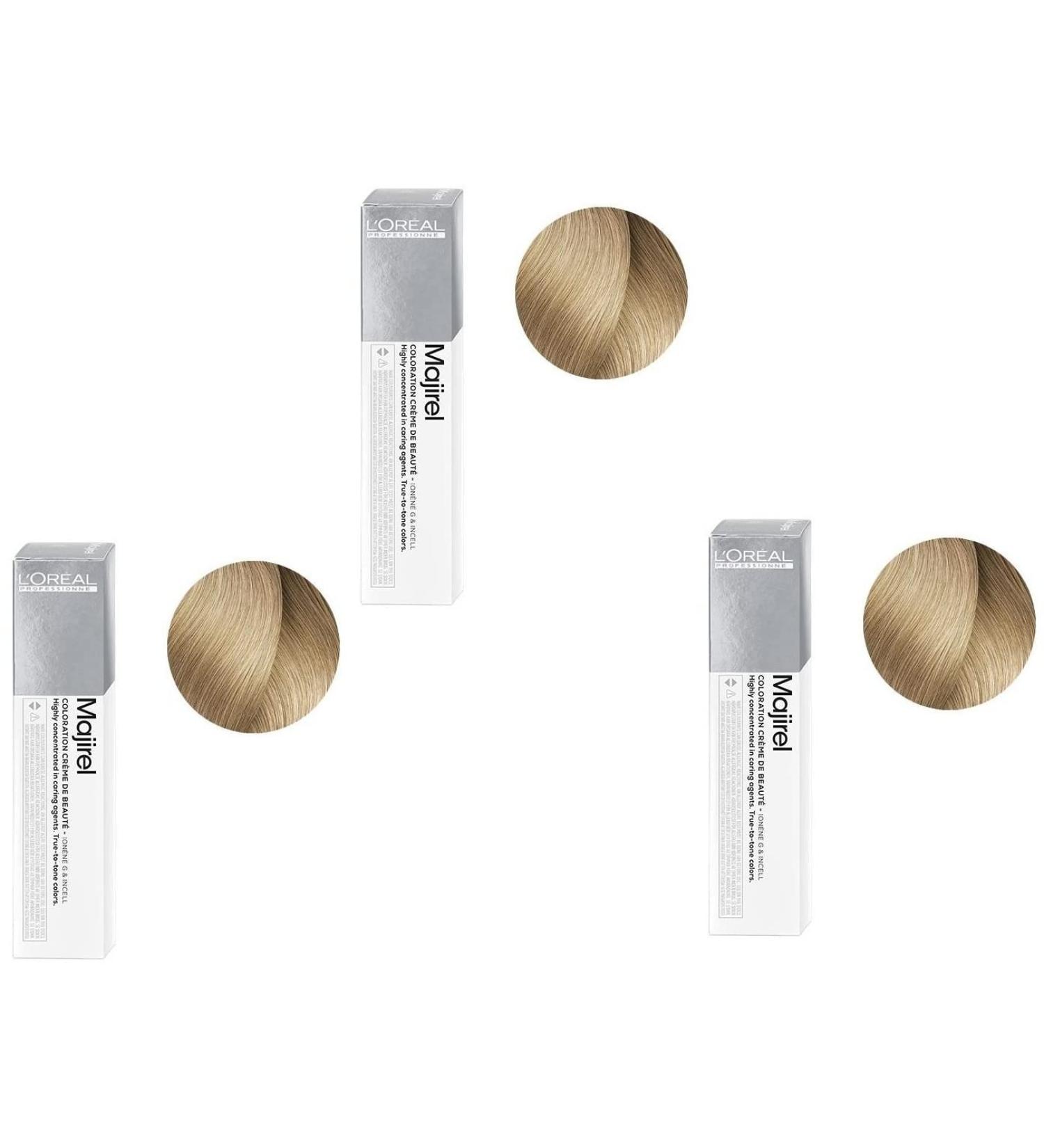L'Oréal Professionnel Majirel (Majirel 10 Very Very Light Blonde, Pack of 3 (3 x 50ml))