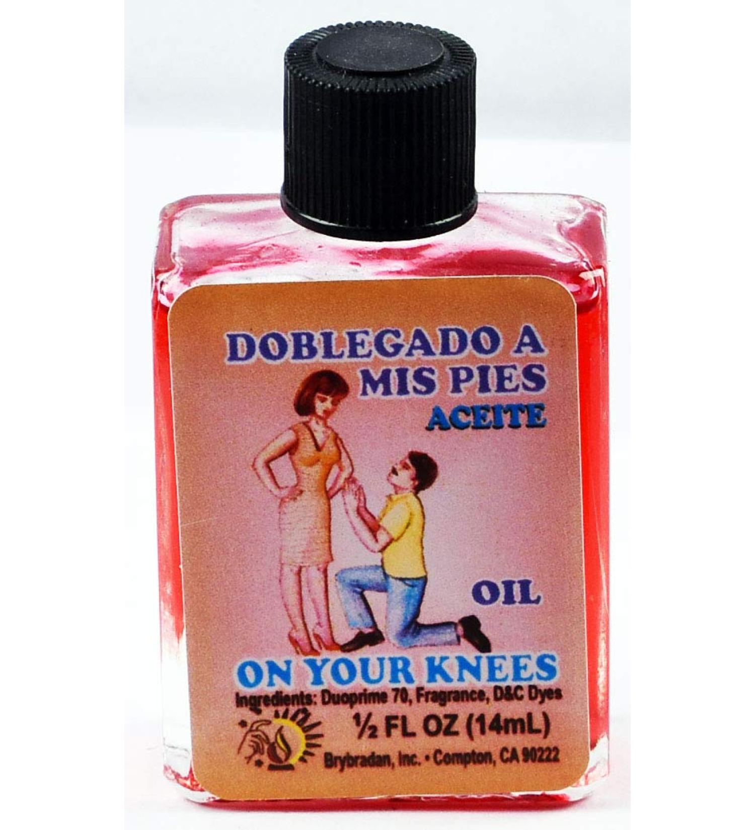 1 PIECE BRYBRADAN ON YOUR KNEES OIL/DOBLEGADO A MIS PIES ACEITE 1/2 FL OZ 14.7ML ON YOUR KNEES 1