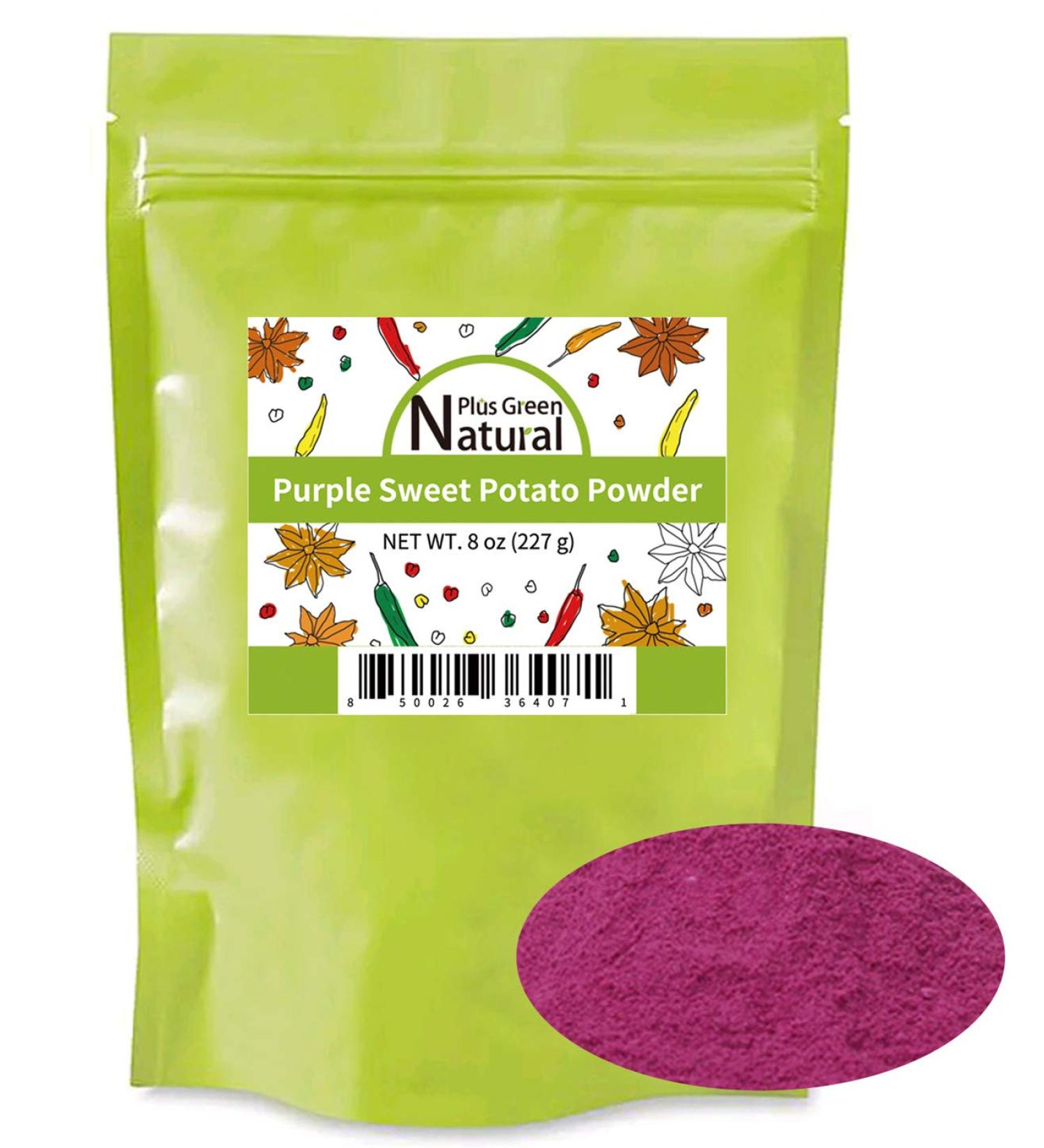 Purple Sweet Potato Powder 8oz - All Natural Dry Food Coloring for Baking, Smoothies, Pasta - Vegan & Gluten Free - Non-GMO, No Added Sugar - Buy Online on GoSupps.com