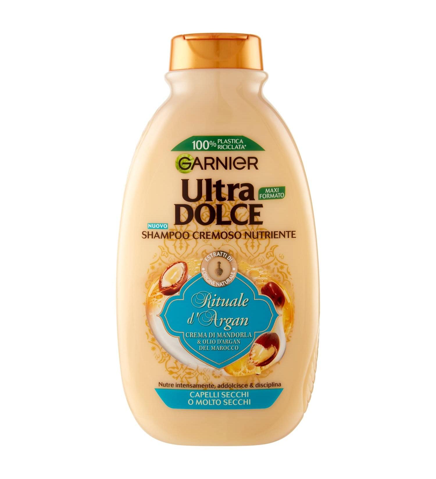  Garnier Garnier Ultra Dolce Argan Ritual Cream Shampoo for Very Dry Hair 300 ml - Buy Online on GoSupps.com