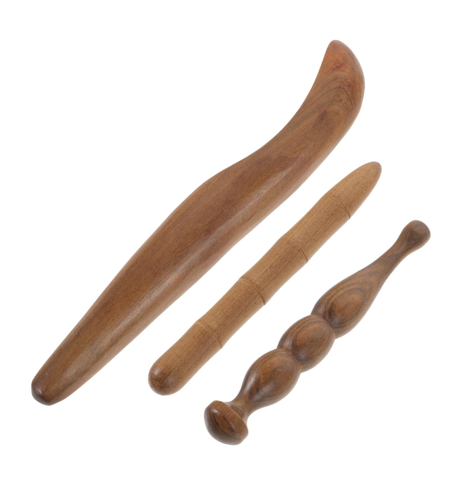 Buy SEWACC 3-Piece Hand Massage Tool Set | Wooden Acupuncture & Massage Devices | Home Wellness Tools for Relaxation - Buy Online on GoSupps.com