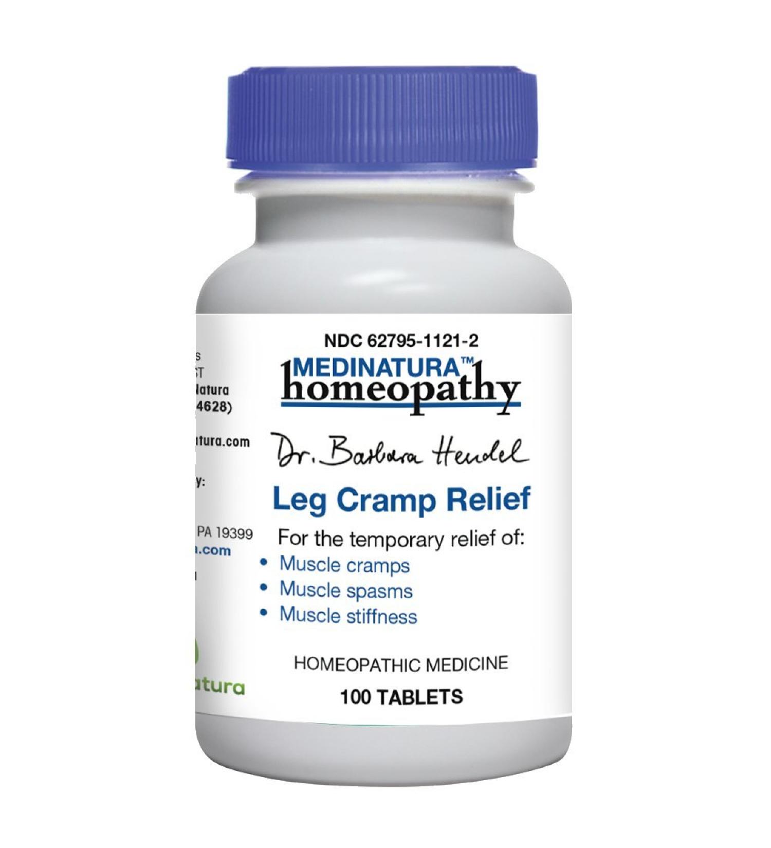 Dr. Barbara Hendel Leg Cramp Relief Natural Defense Relaxing Support Helps Calm Discomfort Tension Stiffness Spasm or Pain in Legs - 100 Tablets