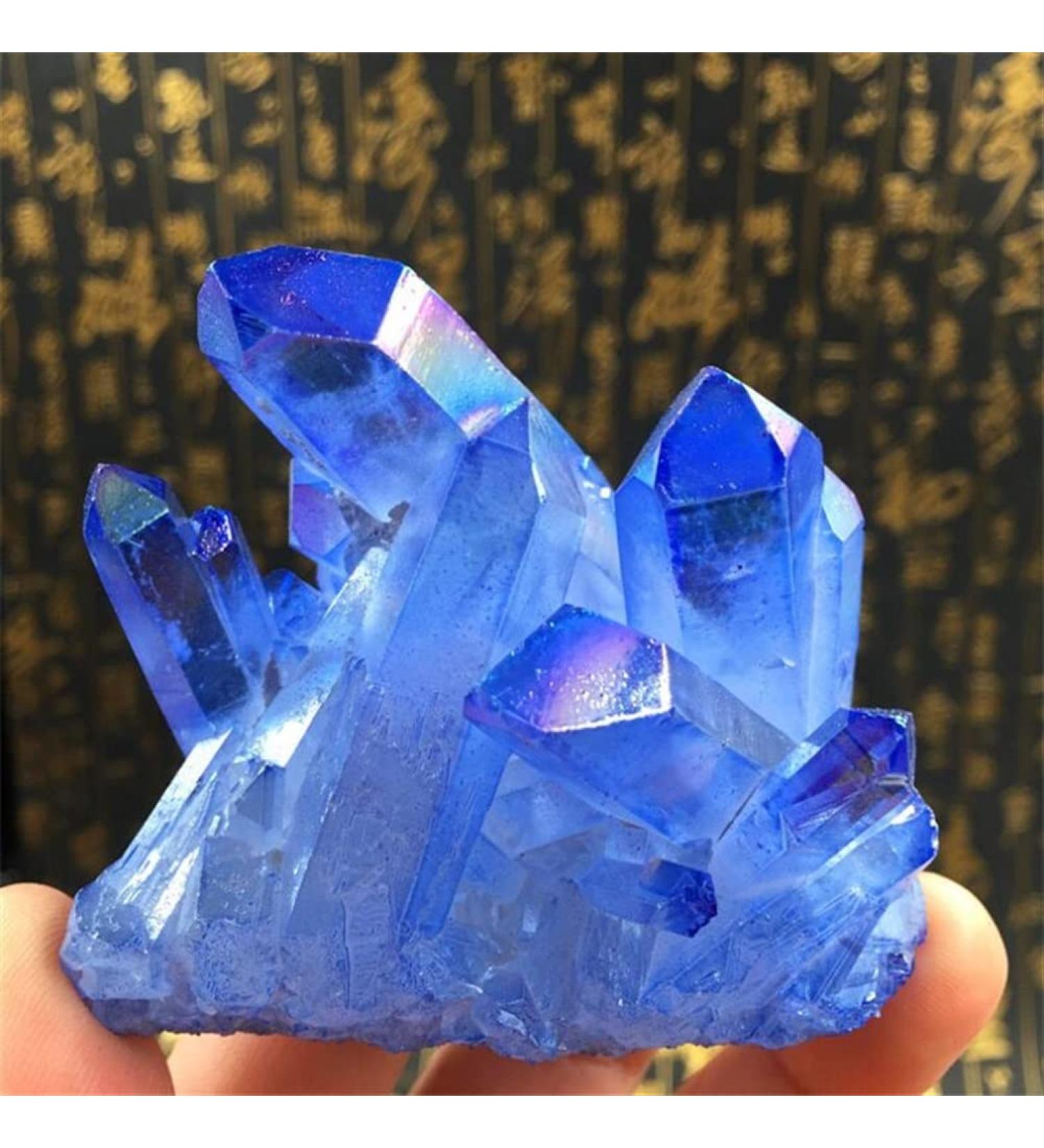Natural Crystal 70-100g Natural Aquamarine Cluster Rough Stone ningxiao - Buy Online on GoSupps.com