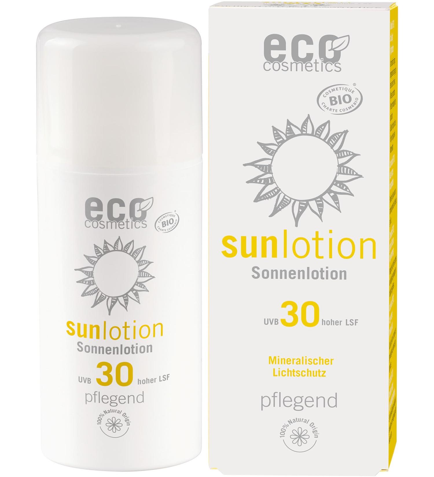 eco cosmetics sun lotion SPF 30 with pomegranate and goji berry (2 x 100 ml)