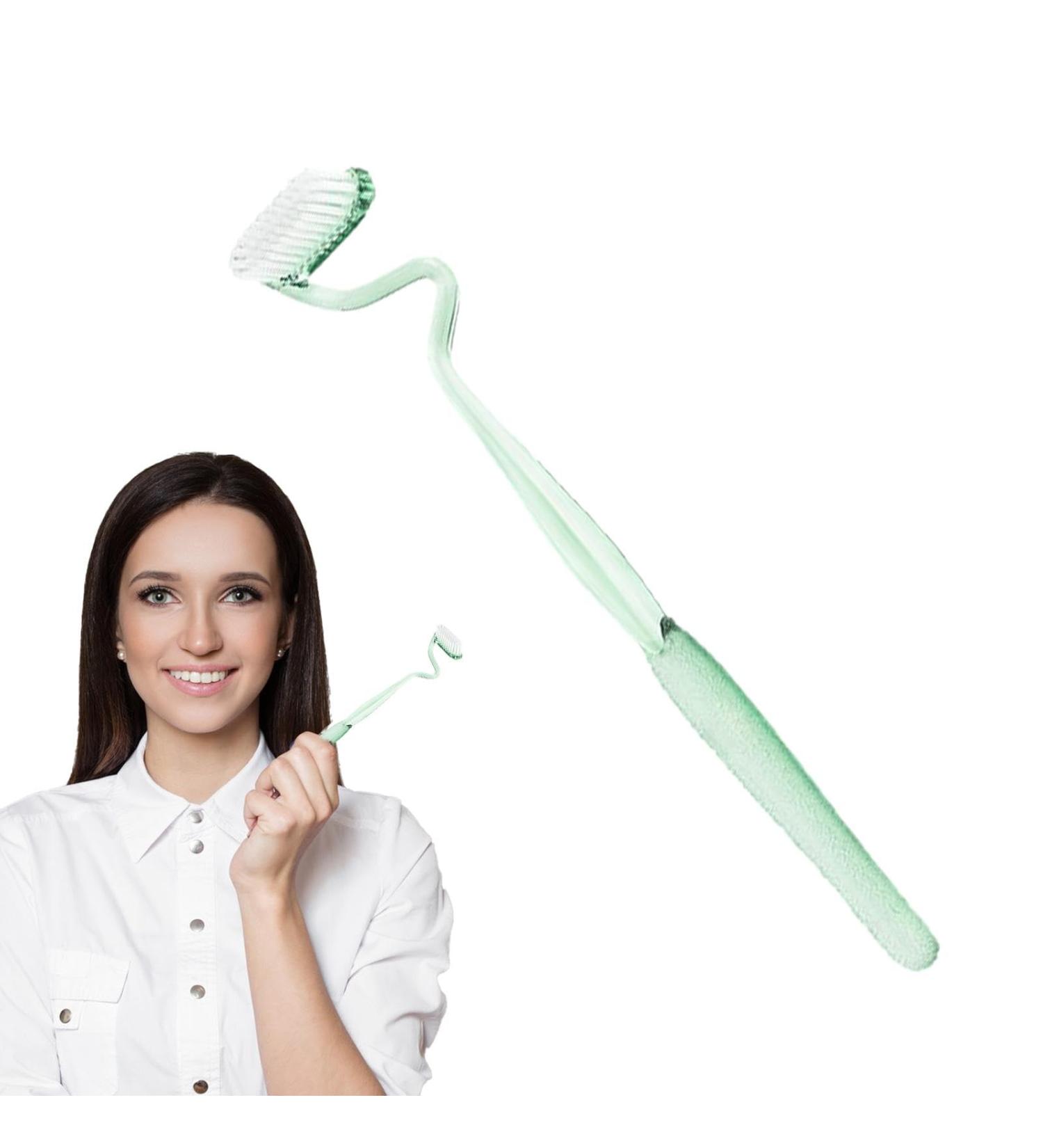 S-Shaped Toothbrush for Deep Cleaning | Soft Bristles Manual Toothbrush for Adults - Multifunctional Oral Care - Buy Online on GoSupps.com