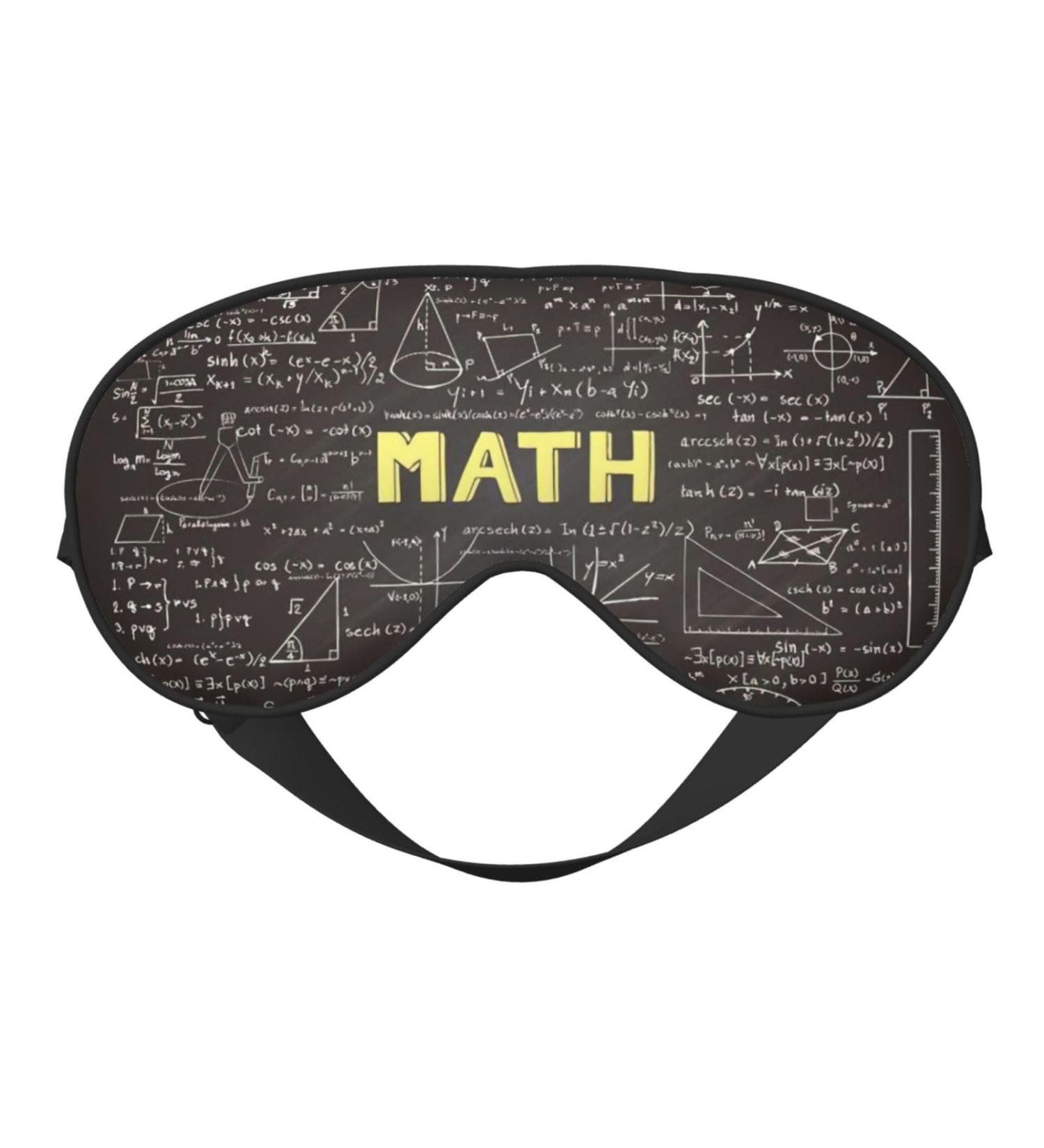 Buy Adjustable School Math Eye Mask - Breathable Blindfold for Sleep | Effective Shading | Elastic Strap | 1 Count - Buy Online on GoSupps.com