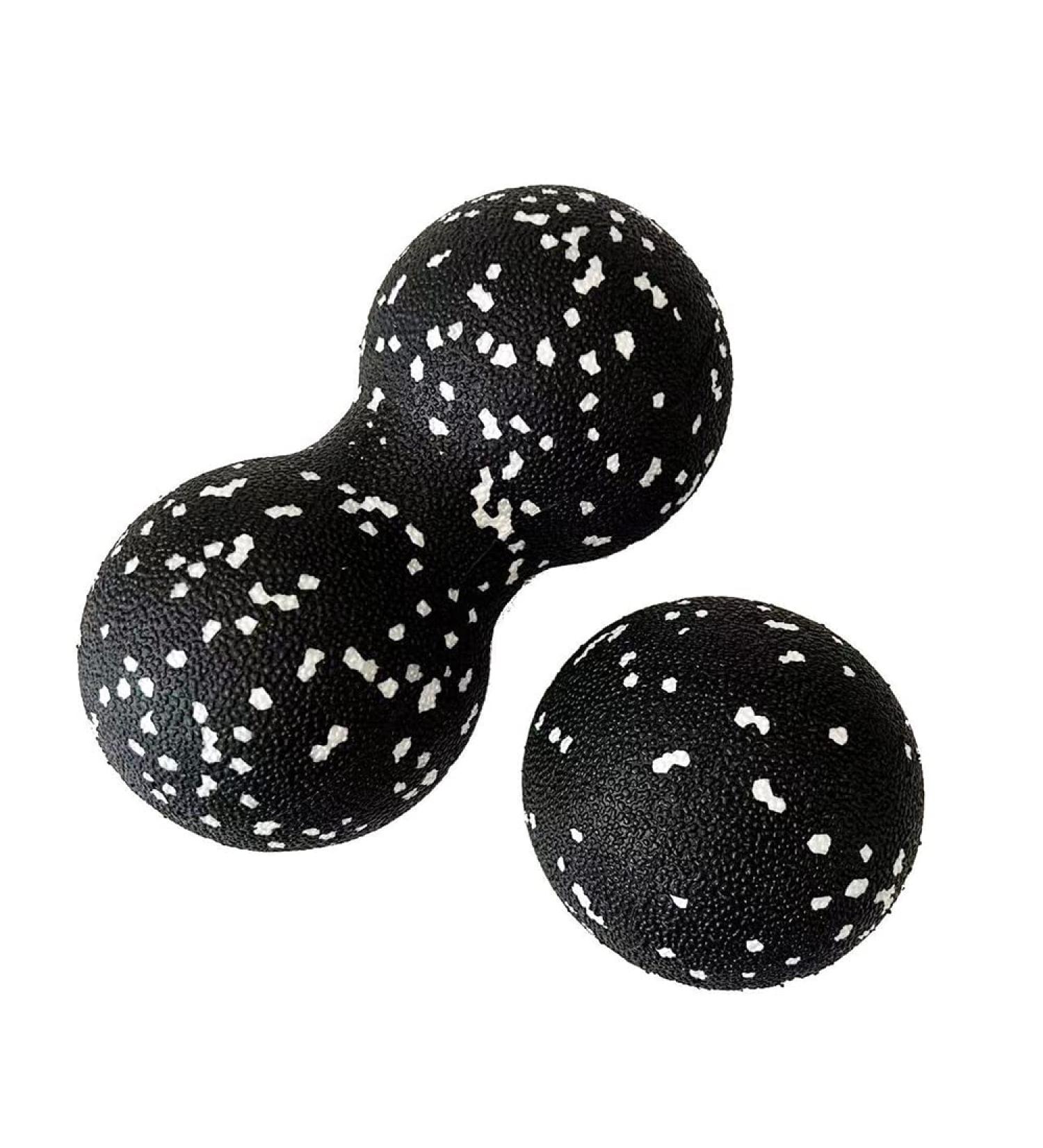 2x Massage Ball Set | Peanut Duo Massage Balls for Myofascial Release & Deep Tissue Massage | Relieve Stress & Relax Muscles - Buy Online on GoSupps.com