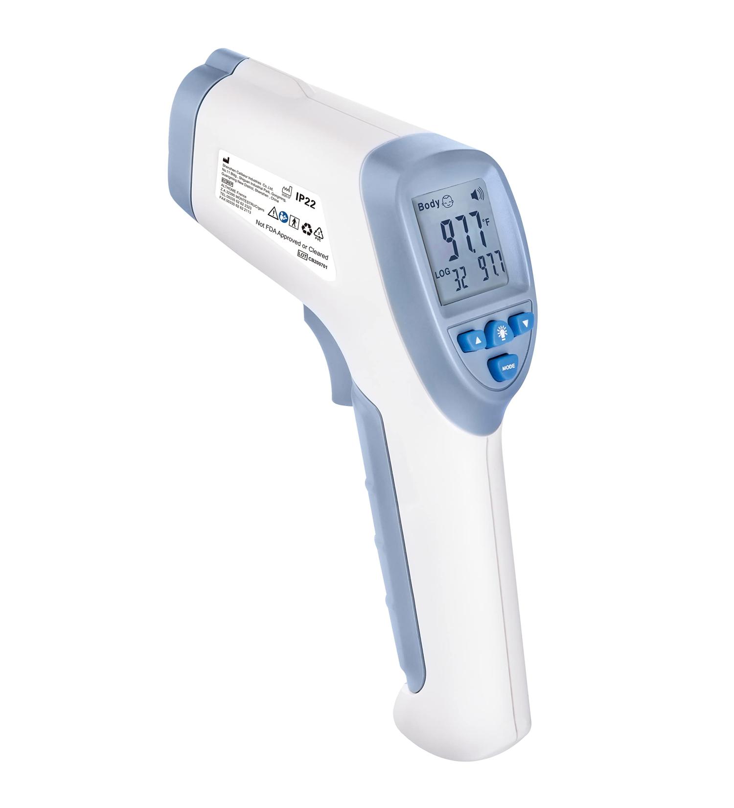 Aain A8837 Digital Non-Contact Forehead Thermometer - 10 pcs | Backlight LCD Screen with Date Memory | Baby & Adult Infrared Thermometer - Buy Online on GoSupps.com