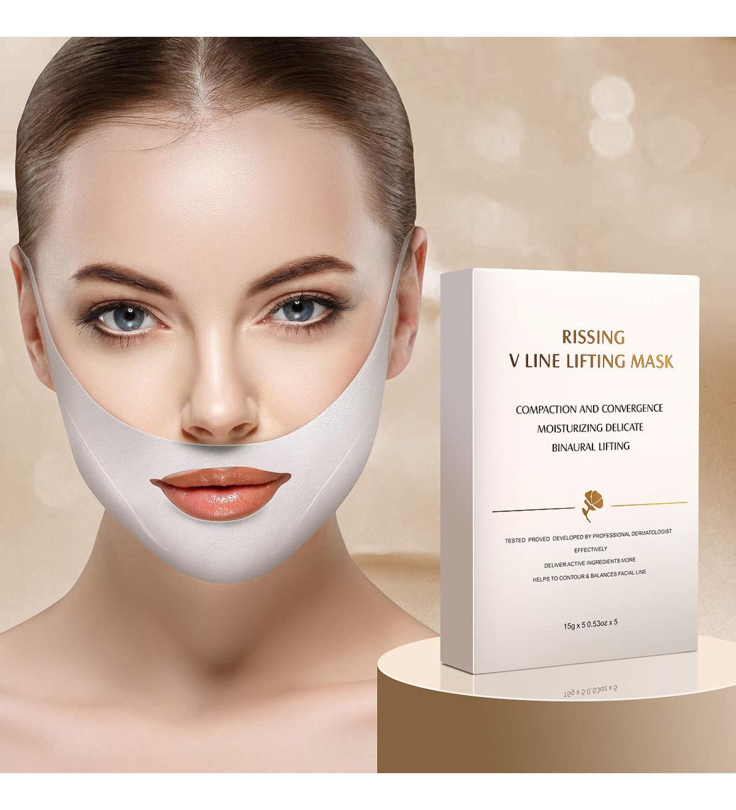 V Line Lifting Mask (5 Pack) | Anti-Wrinkle & Firming Skin Treatment for Sagging Skin - Buy Online on GoSupps.com