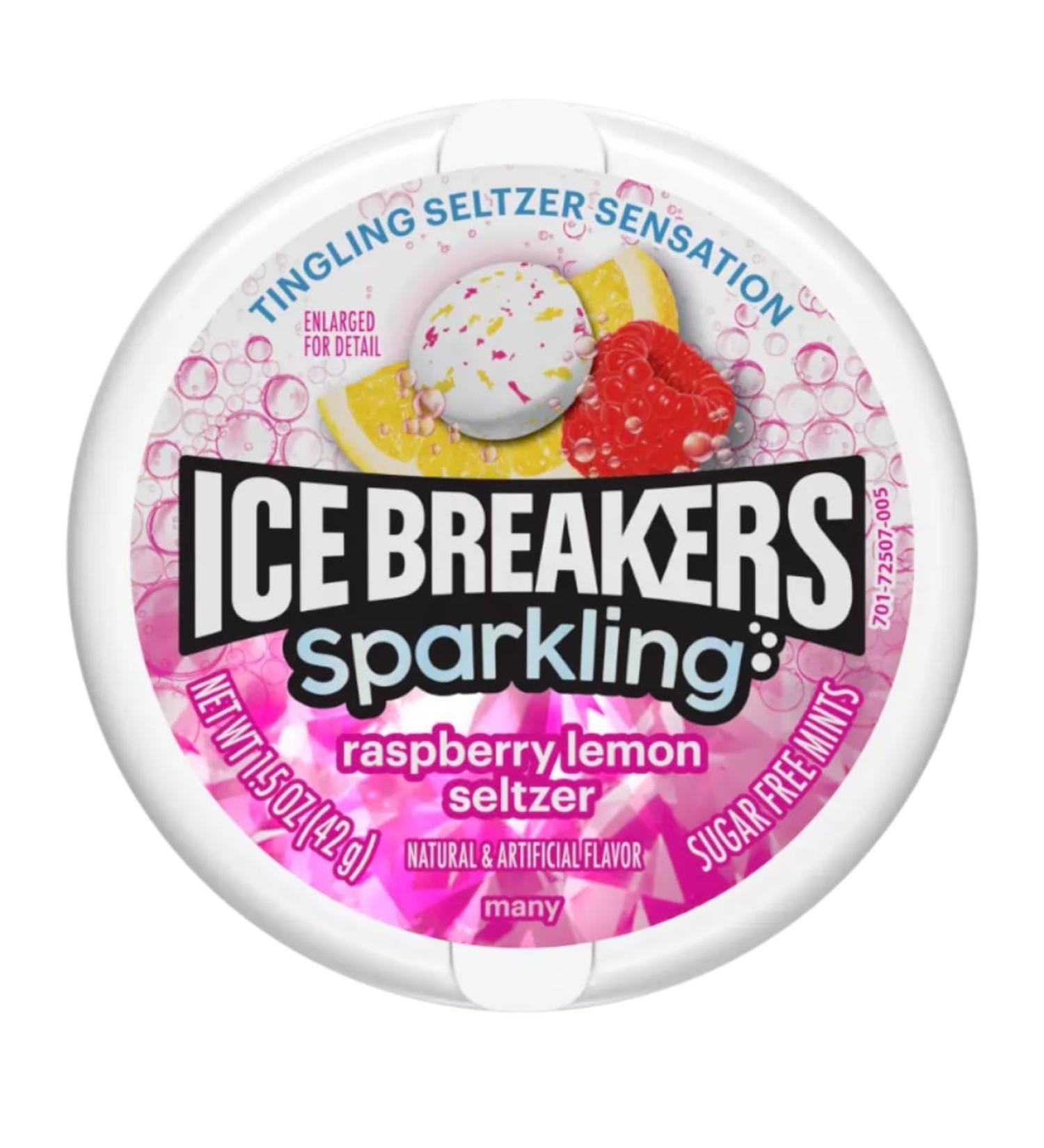 Ice Breakers Sparkling Raspberry lemon Seltzer 42g