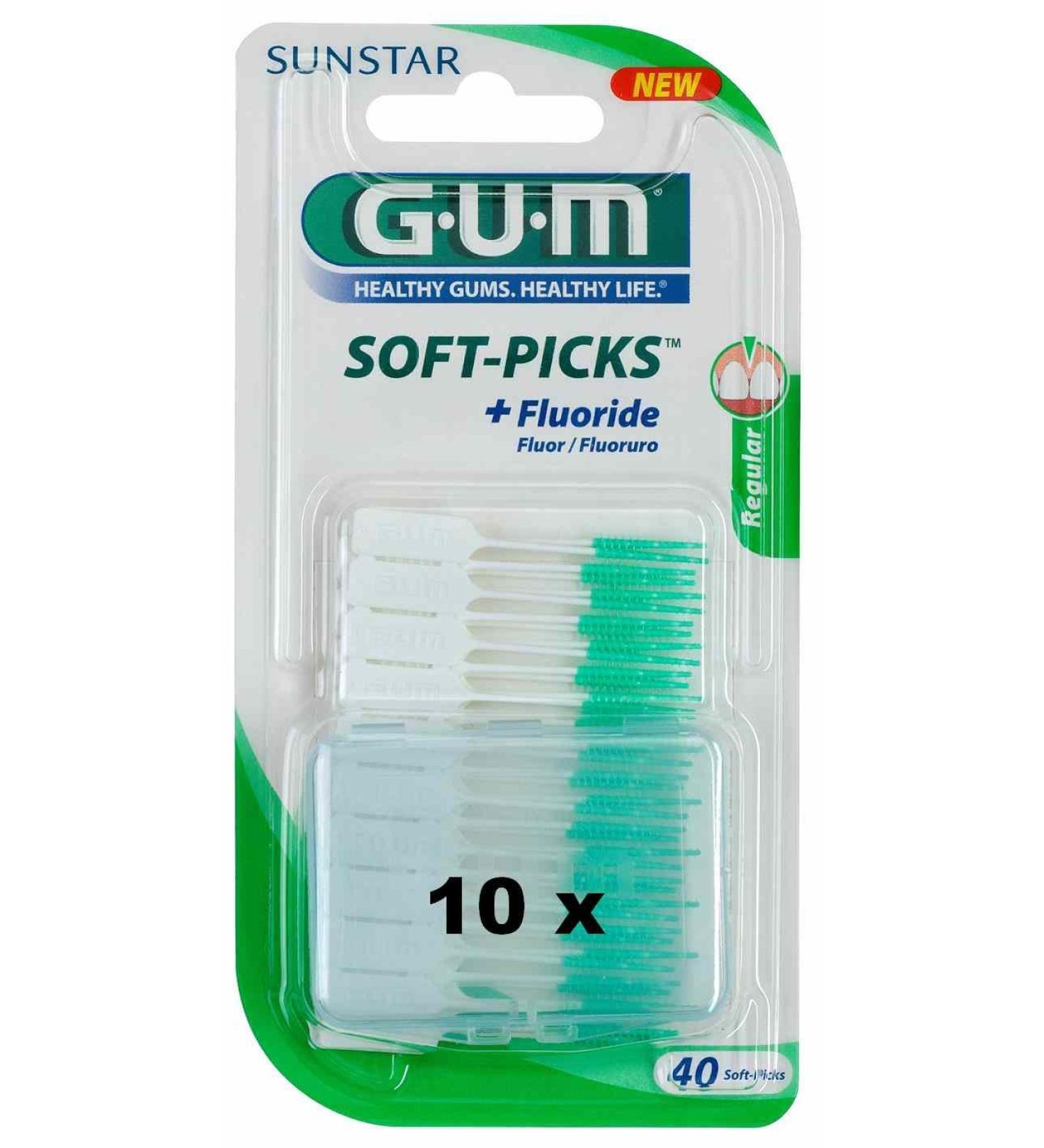 Gum Soft-Picks Regular Value Pack 10x 40 pieces