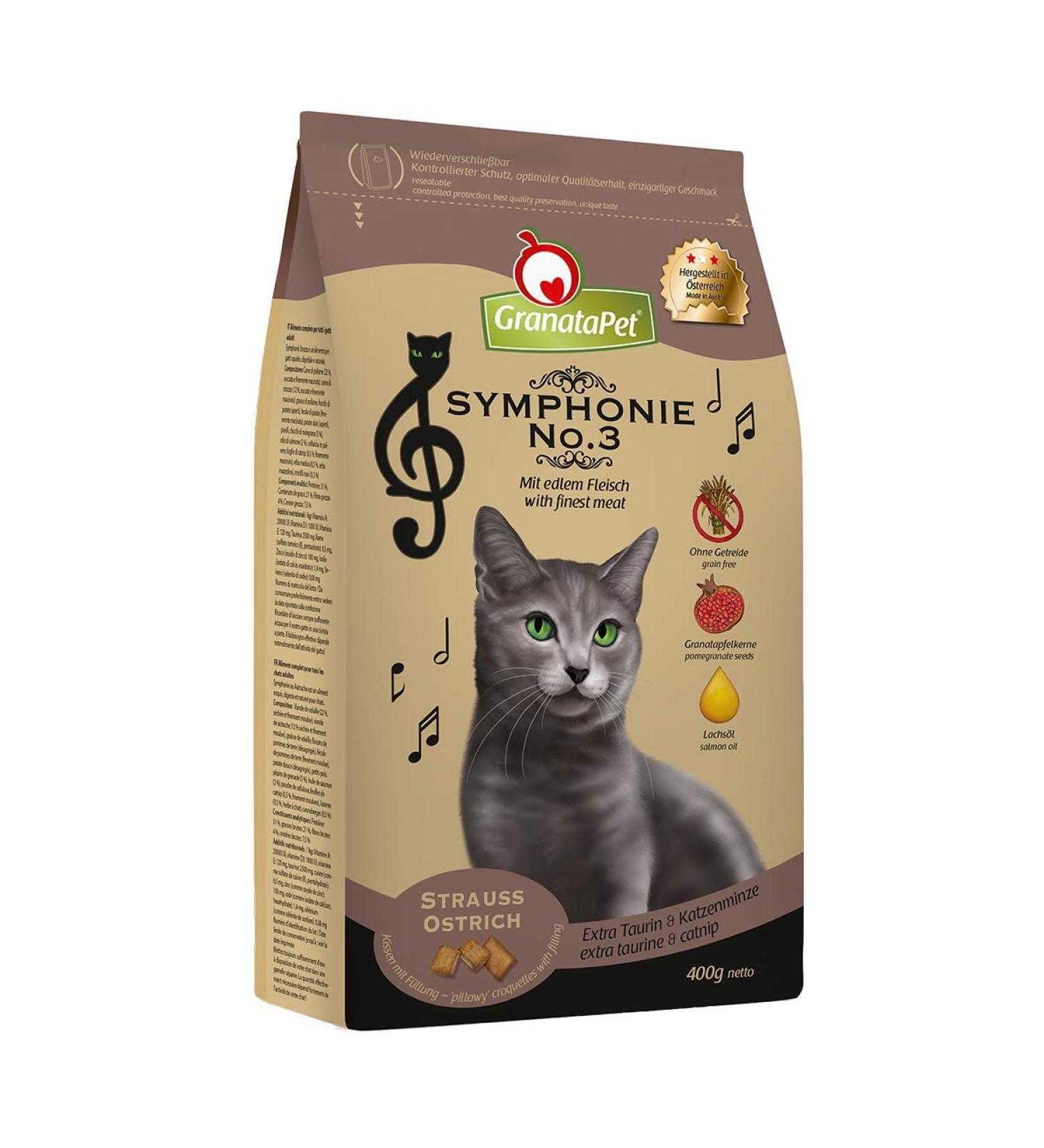 Granapet Symphony No.3 - Tasty Dry Cat Food without Cereals & Sugar Additives - 300g Single Feed - Buy Online on GoSupps.com