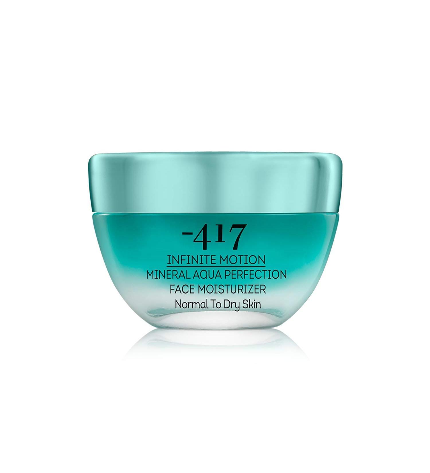 417 Dead Sea Cosmetics Mineral Aqua Face Moisturizer - Hydrating Cream with Jojoba Oil & Shea Butter - 1.7 oz for Nourished Skin - Buy Online on GoSupps.com