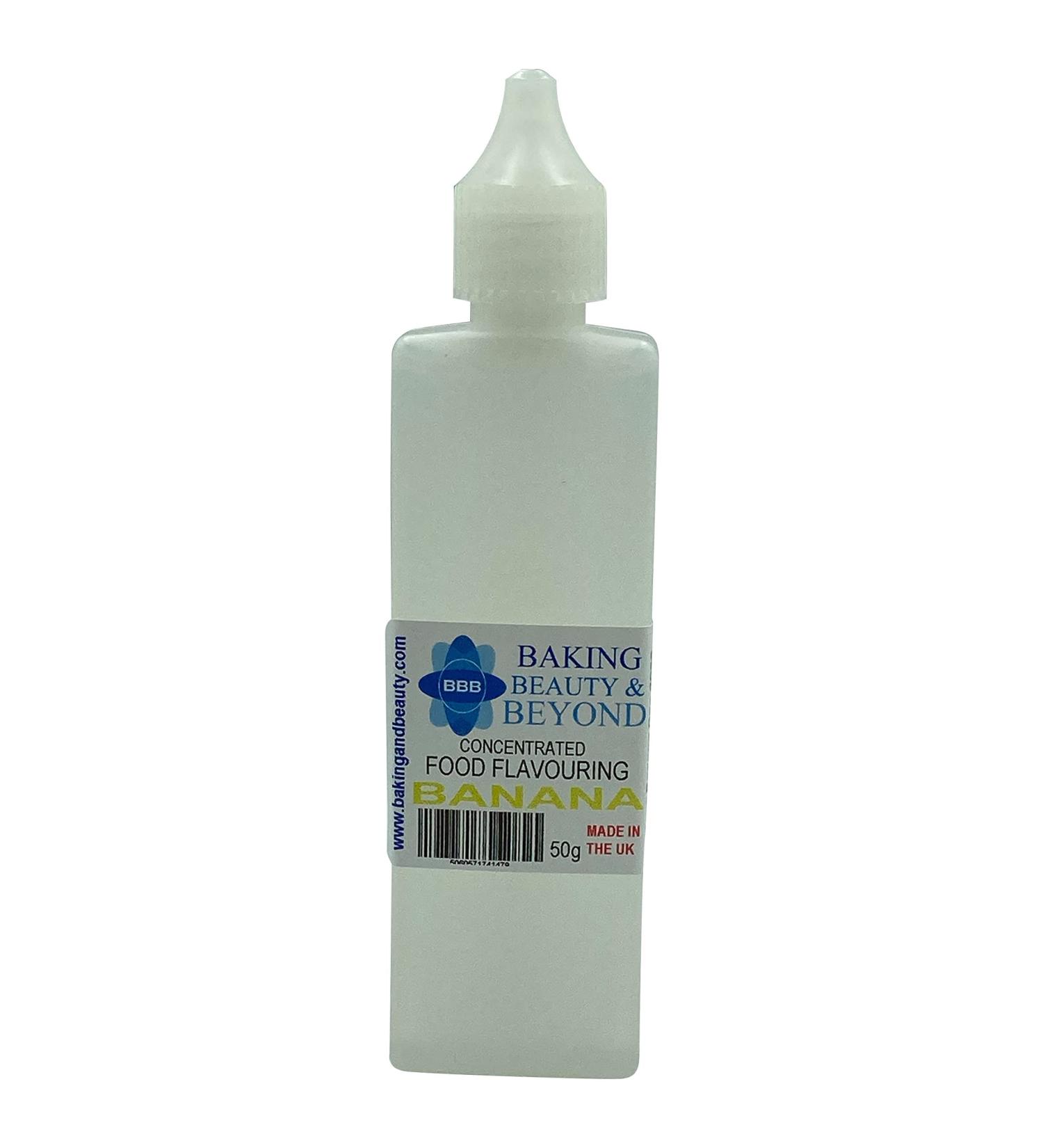Baking Beauty and Beyond Concentrated Food Flavouring Oil - Dozen of Professional Quality Food Grade Flavouring Oil for Candy Making Baking Cooking Lip Balm and Lip Gloss - Banana (50ml) - Buy Online on GoSupps.com