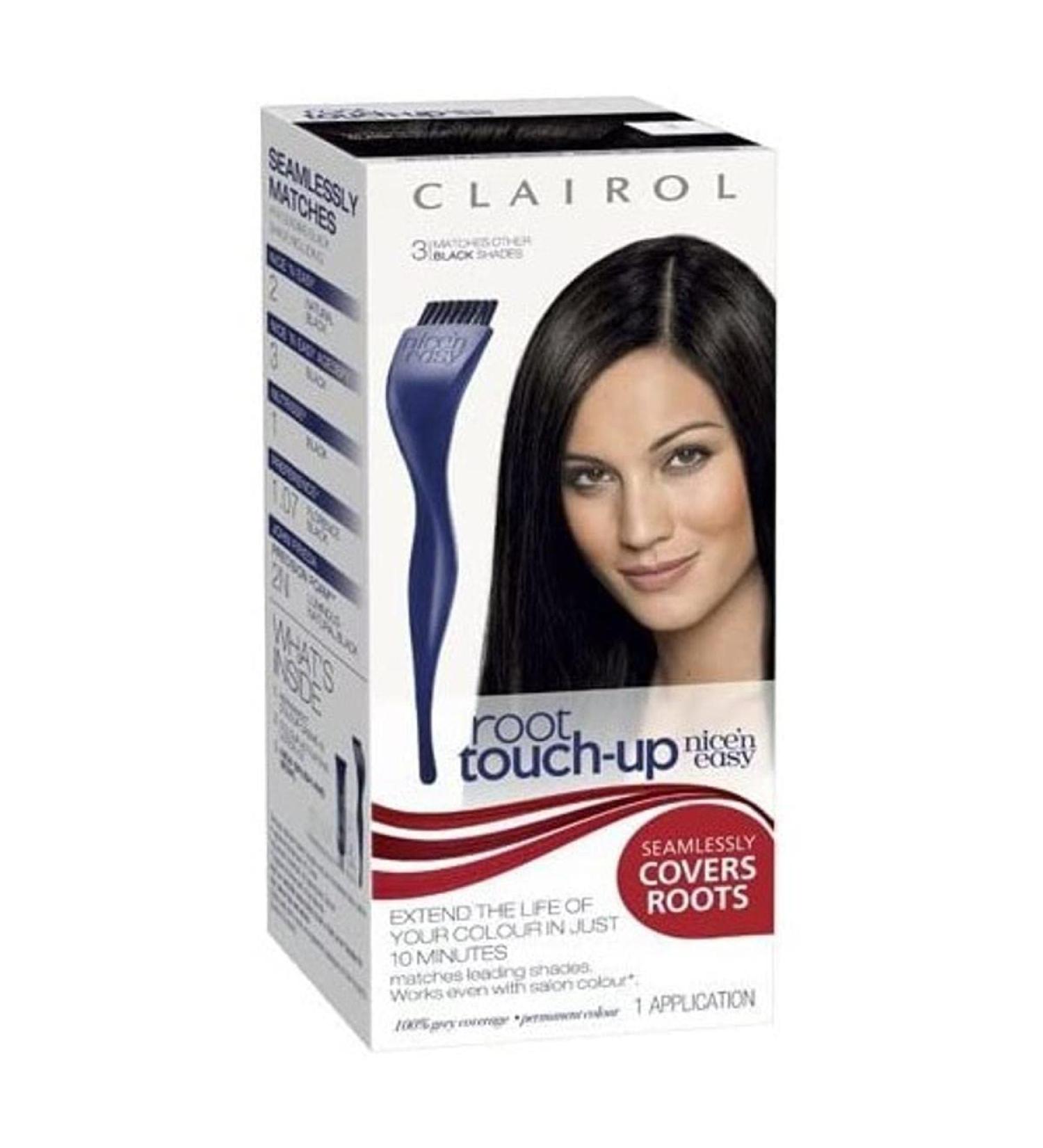 Clairol Nice'n Easy Hair Colourant Root Touch Up 3 Black - International Shipping Available - Buy Online on GoSupps.com