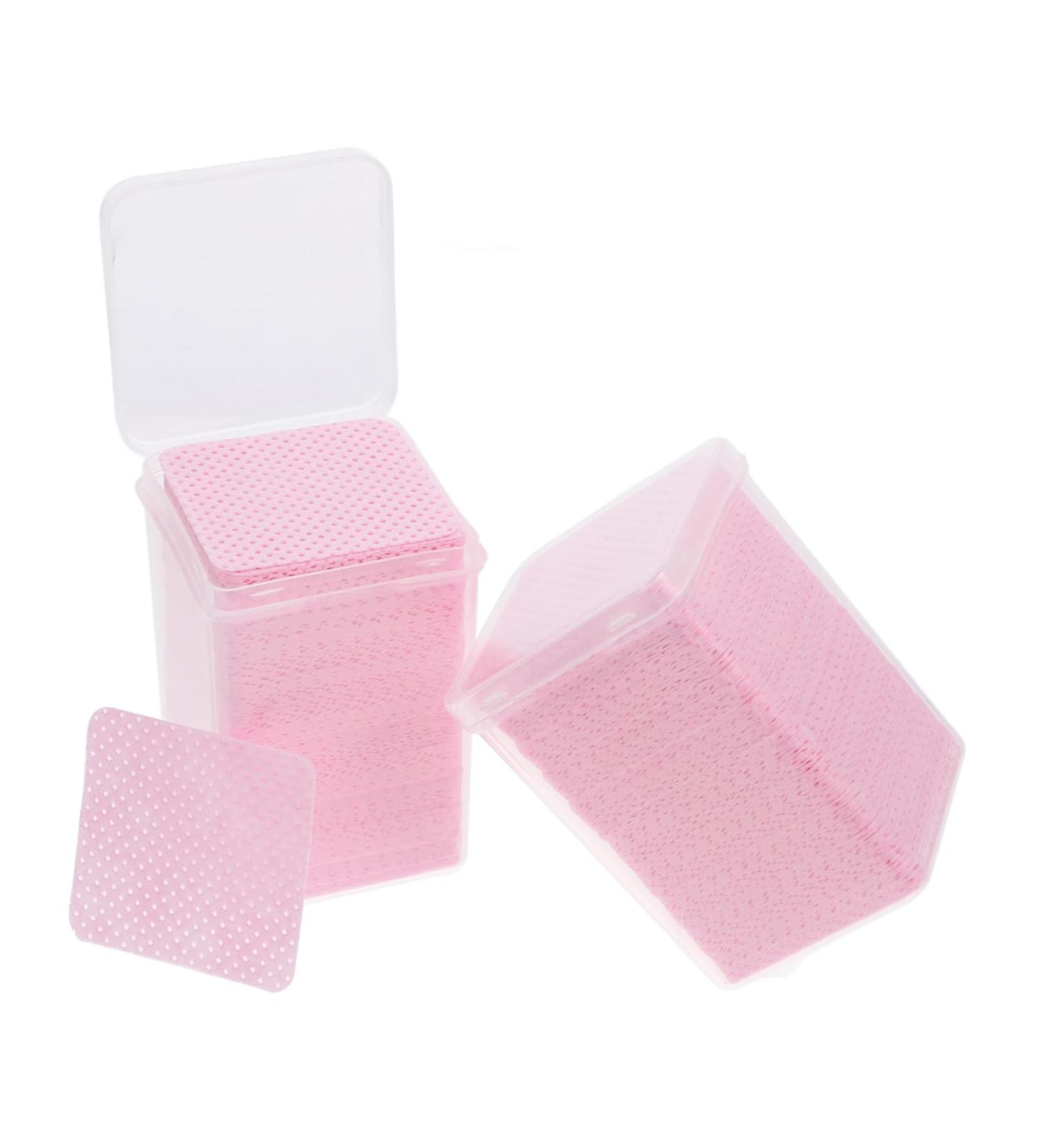 Lingettes Dissolvantes pour Vernis Ongles et Adh sives pour Extensions de Cils 400 Pi ces 200 Feuilles par Bo te Coton Doux Usage Professionnel et Maison - Buy Online on GoSupps.com