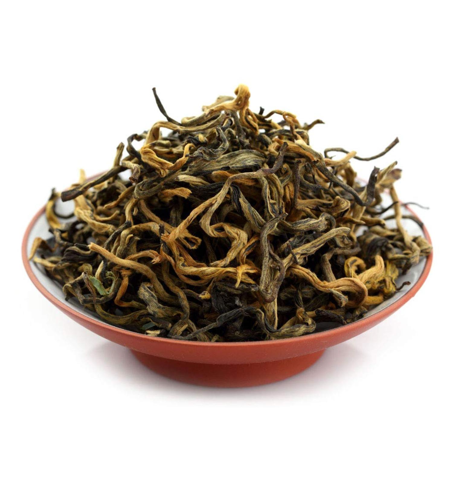 GOARTEA Noir Th - 500g (17.6 Oz) Supreme Yunnan FengQing Golden Buds Dian Hong Dianhong Chinese Black Tea noir - Buy Online on GoSupps.com