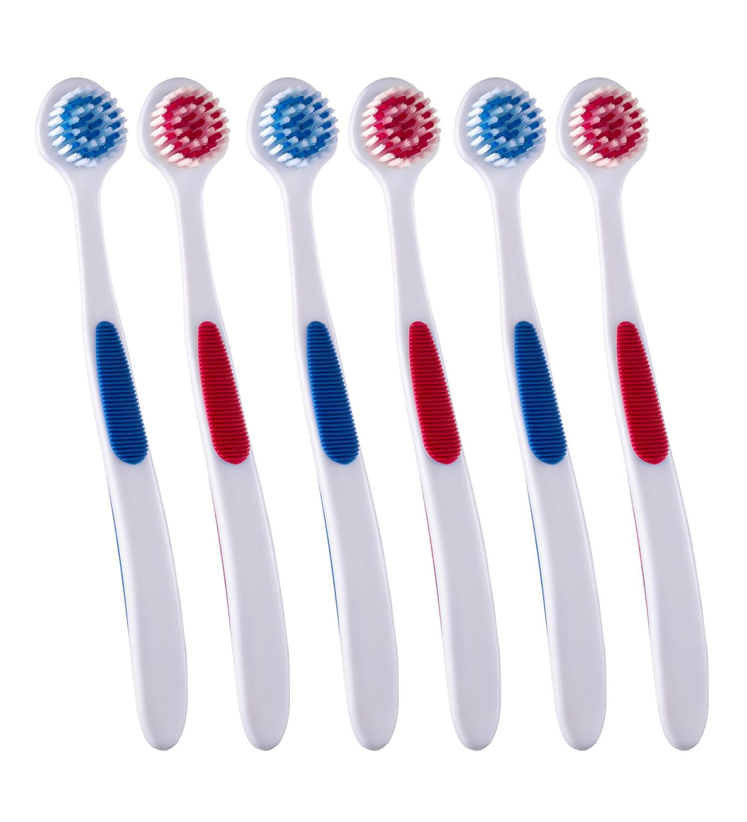 Tongue Brush 6 Pack - Effective Tongue Cleaner for Adults & Kids | Essential Oral Hygiene Tool - Buy Online on GoSupps.com
