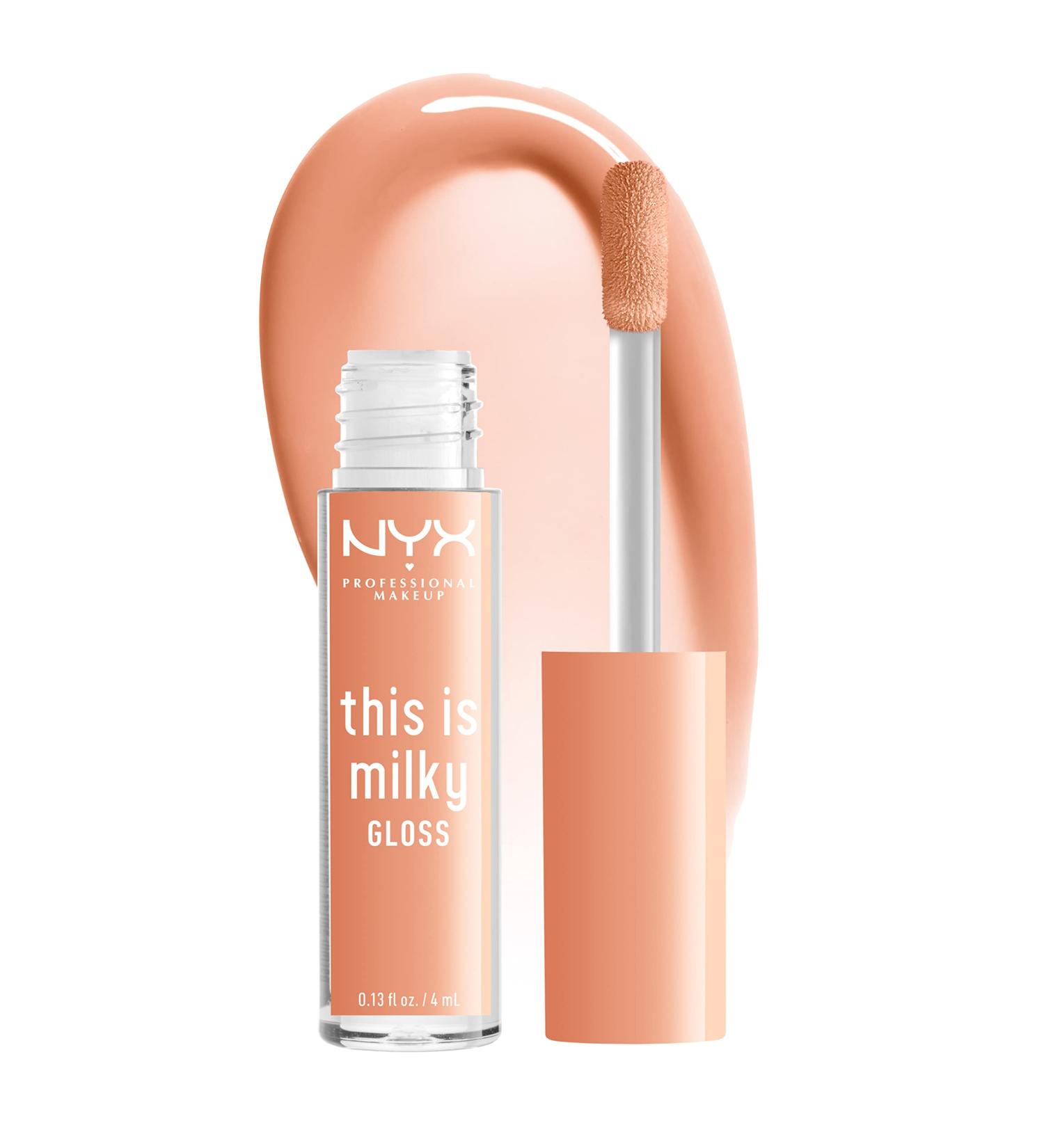 Nyx Professional Makeup Vegan Lip Gloss - Milk & Hunny | 12 Hour Hydration - Buy Online on GoSupps.com