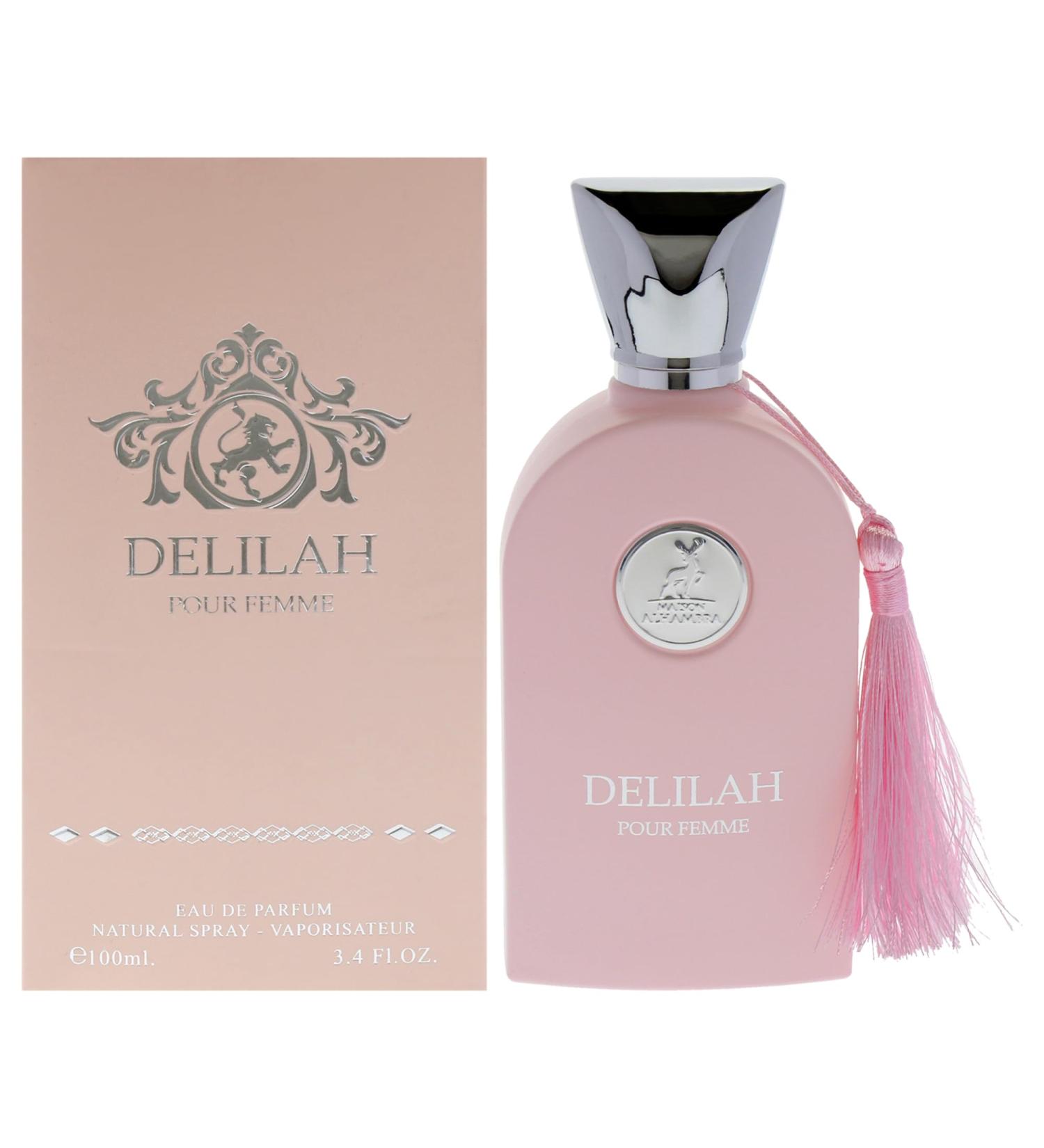 Lattafa Maison Alhambra Delilah Pour Femme Eau de Parfum Spray for Women 3.4 Ounce / 100 Ml 3.4 Fl Oz (Pack of 1) - Buy Online on GoSupps.com