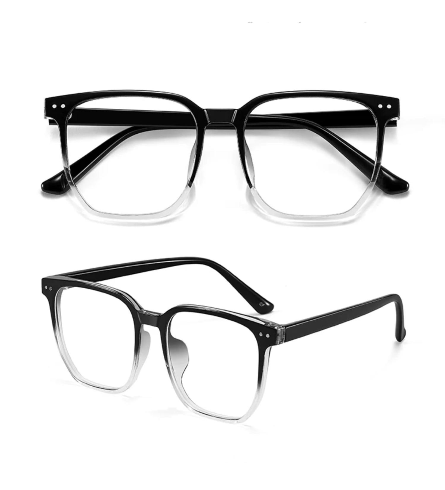 MAKIRO Large Frame Myopia Glasses | -0.5 to -4.00 Diopters | Gradient Color Eyewear for Men & Women - International Shipping Available - Buy Online on GoSupps.com