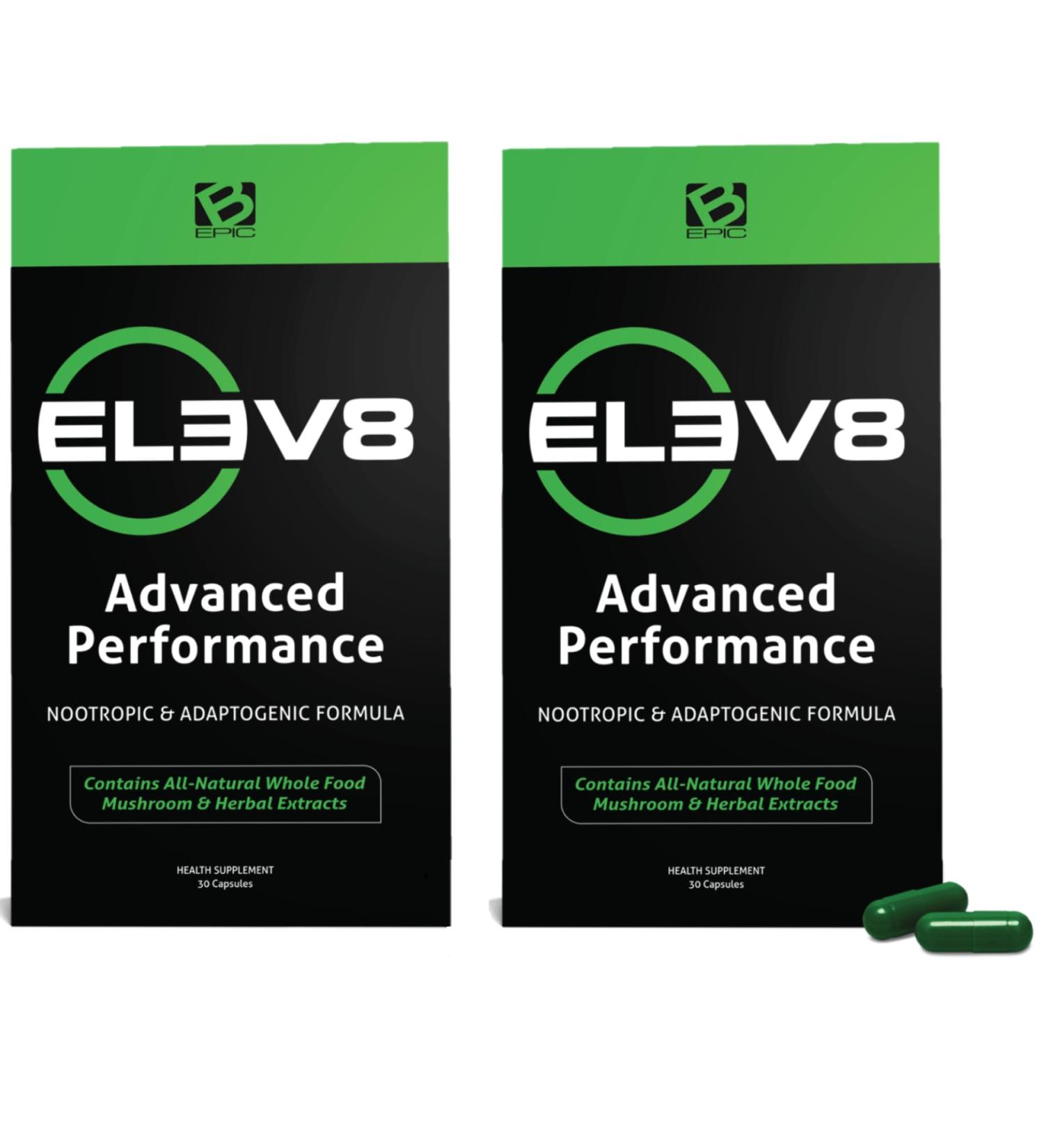 ELEV8 Advanced Performance Supplement - Unlock Ancient Medicinal Secrets | 60-Day Supply (60 Capsules) for Optimal Health & Functioning - Buy Online on GoSupps.com