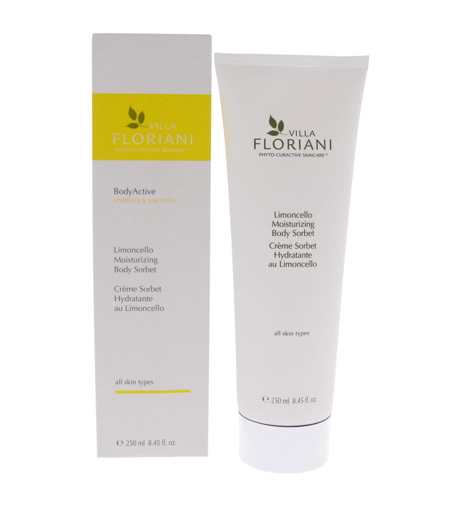 Villa Floriani Limoncello Body Sorbet - Luxury Moisturizing Body Cream for Women - 8.45 oz | International Shipping Available - Buy Online on GoSupps.com