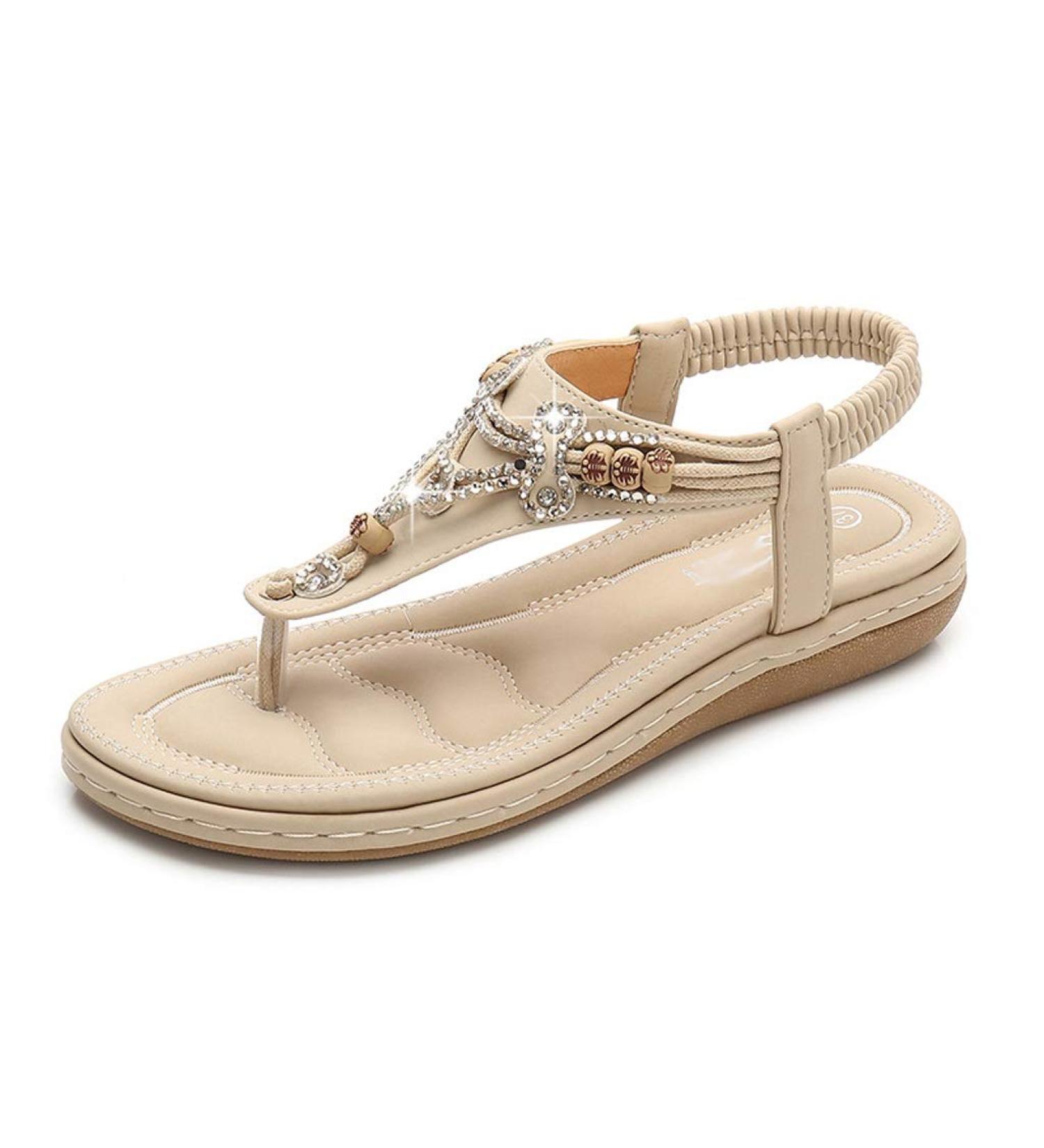 Buy Bohemian Flat Sandals for Women | Summer Shoes & Flip Flops - International Shipping Available - Buy Online on GoSupps.com