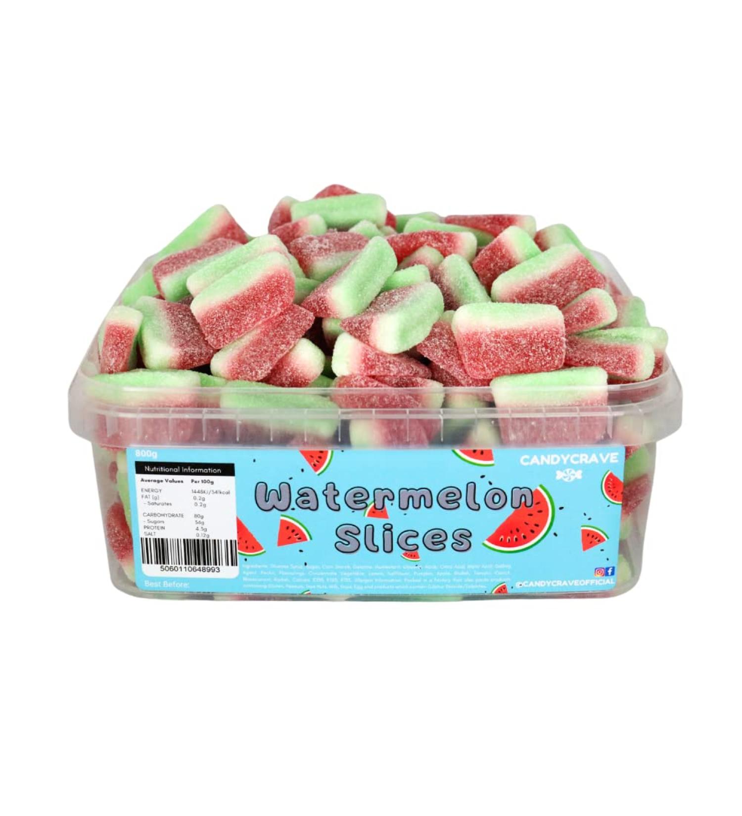 Monmore Confectionery Monmore Confectionery Candycrave Watermelon Slices Jar 800g