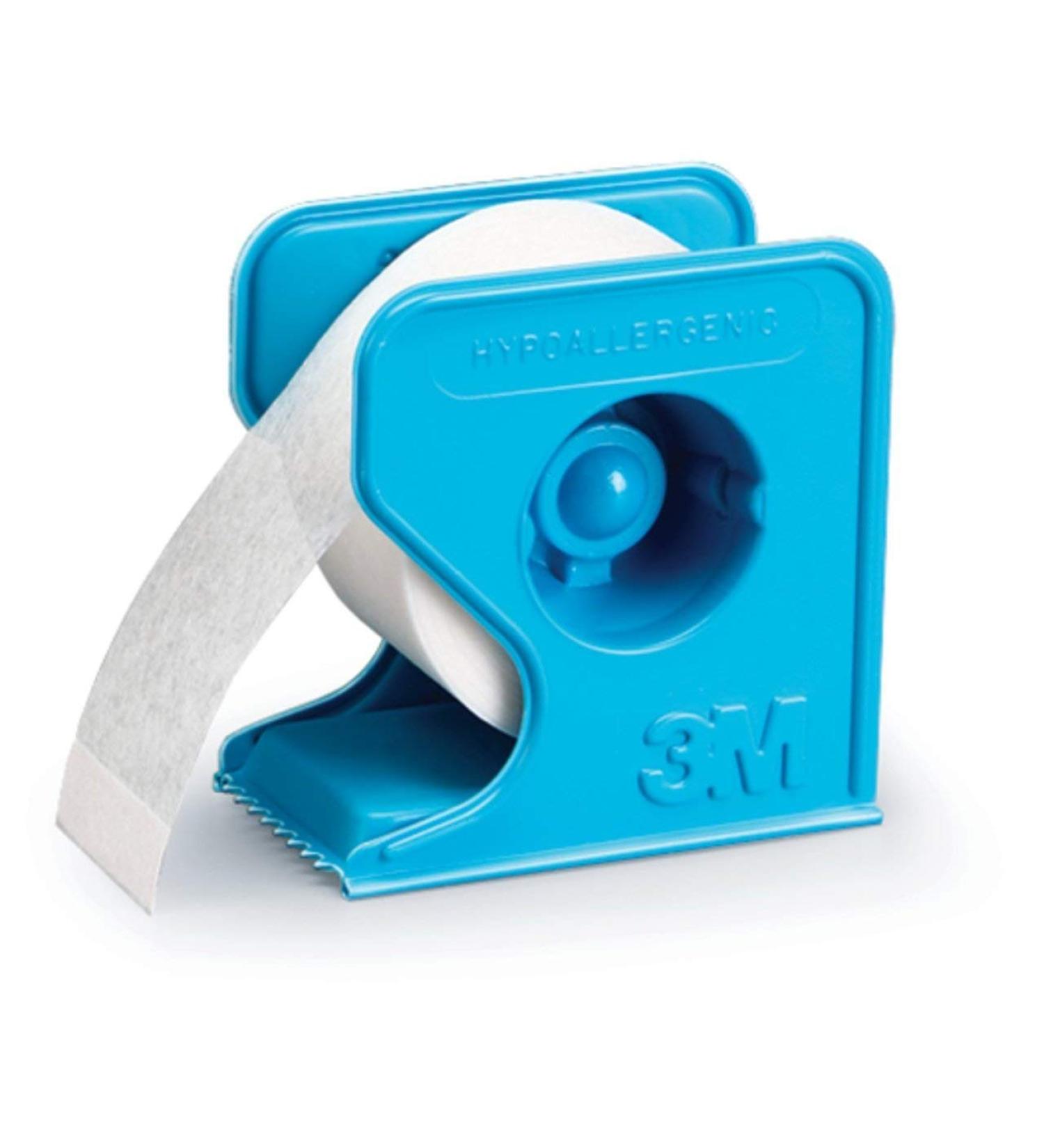 Micropore Tape with Dispenser | 1 inch 1 Count (Pack of 1)