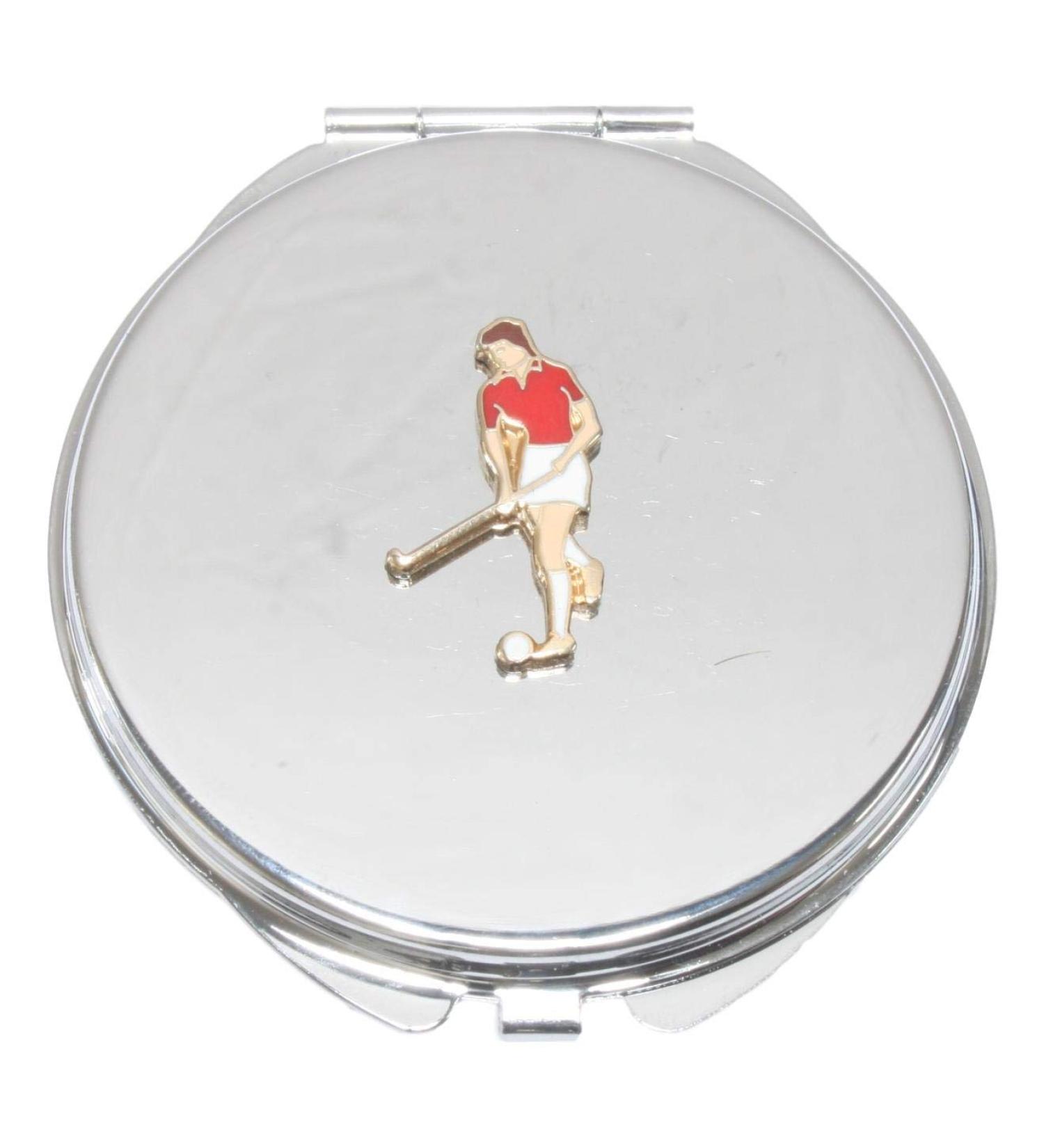 Hockey Player Compact Mirror Handbag Gift With Free Engraving 181 - Buy Online on GoSupps.com