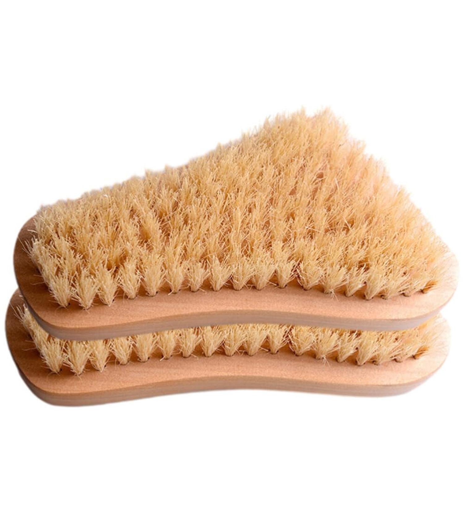 Healeved 2st shoe brushes for clean boot polish kit boot brush shoe cleaning brush shoes jewelry shoe cleaning set shoe brush set shoe brushes for polishing bristle hair sensitive