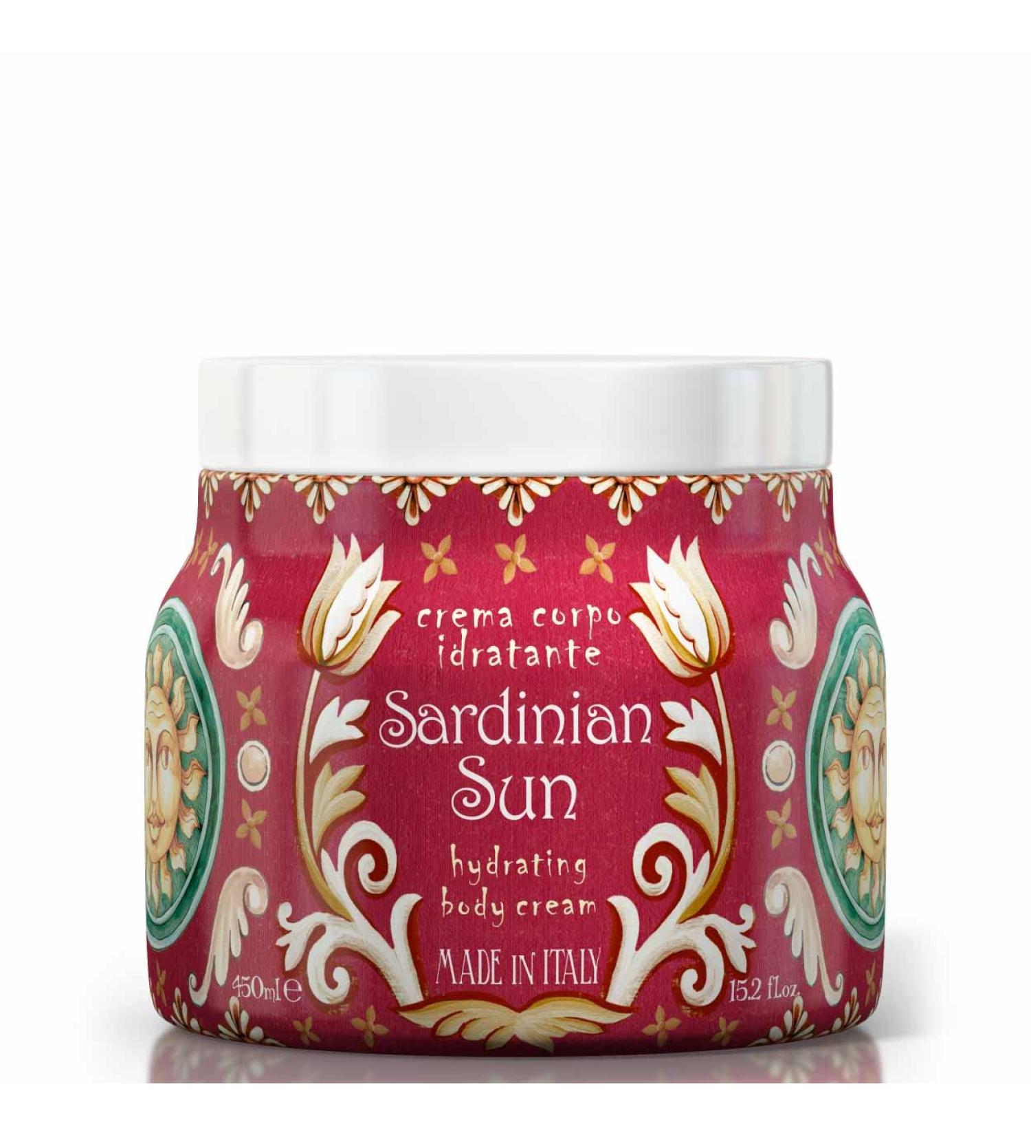 RUDY PROFUMI Le Maioliche Sardinian Sun moisturizing body cream 450 ml Made in Italy notes of Ginger oleander magnolia bergamot amber sandalwood cedar orange blossom - Buy Online on GoSupps.com