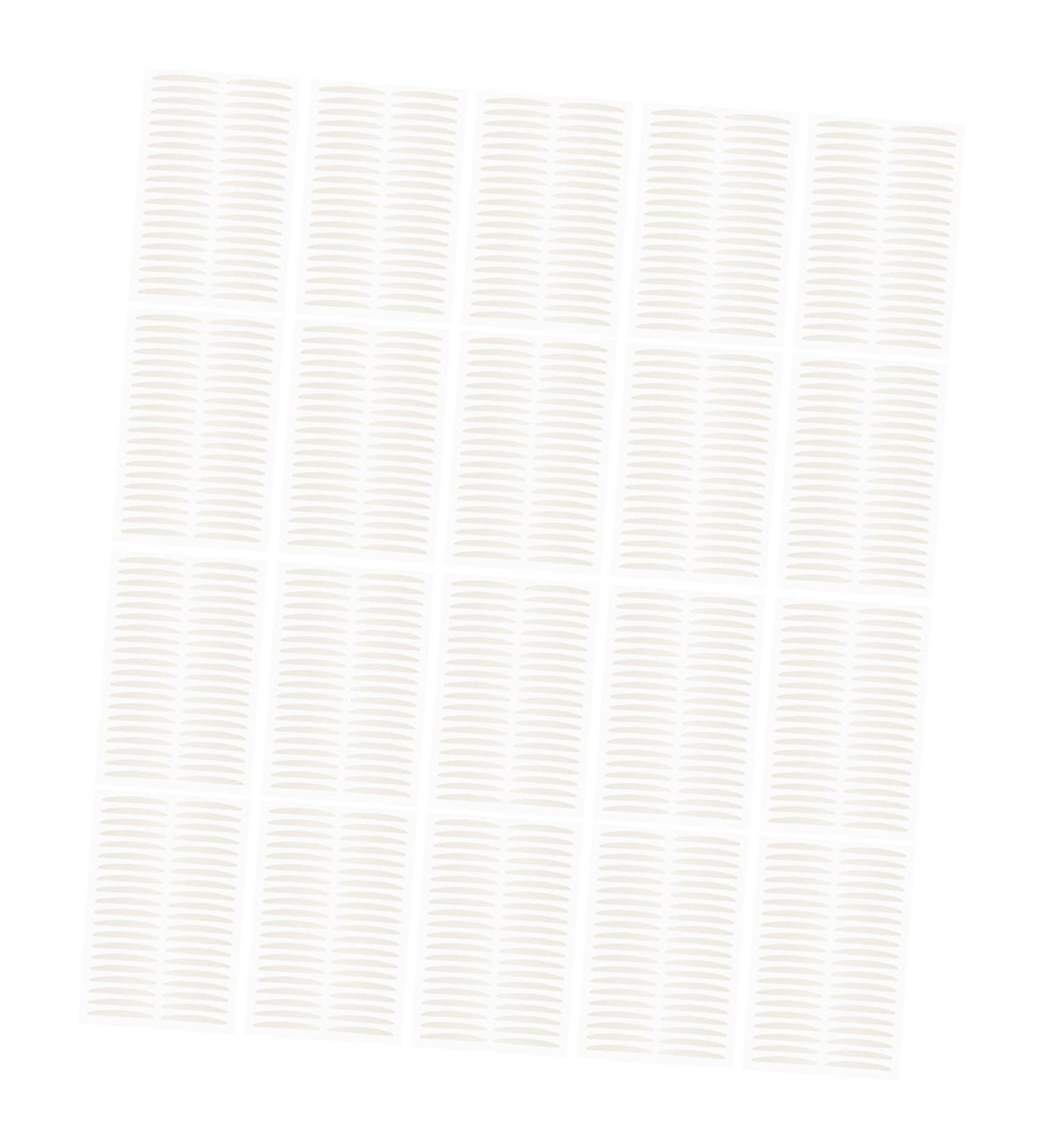 minkissy 40 Sheets Double Eyelid Sticker Double Back Tape Eyelid Stickers Double Eyelid Tapes Eye Makeup Tools Eyelid Strips Invisible Eye Stickers Double Sided Boobtape Patch Eyes - Buy Online on GoSupps.com